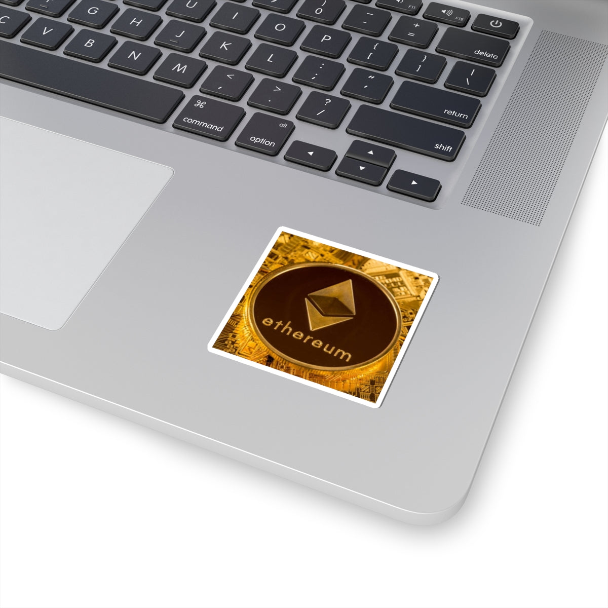 Ethereum Coin Sticker | Crypto Logo Kiss-Cut Vinyl Sticker