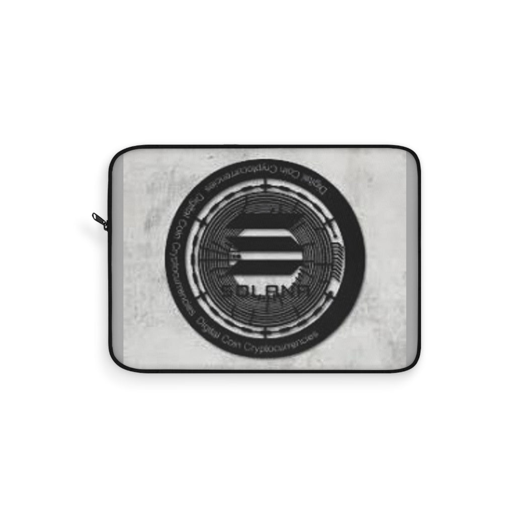 Solana Crypto Coin Laptop Sleeve | Blockchain Circuit Logo