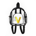Gold Letter V Clear Stadium Backpack | Transparent School Bag