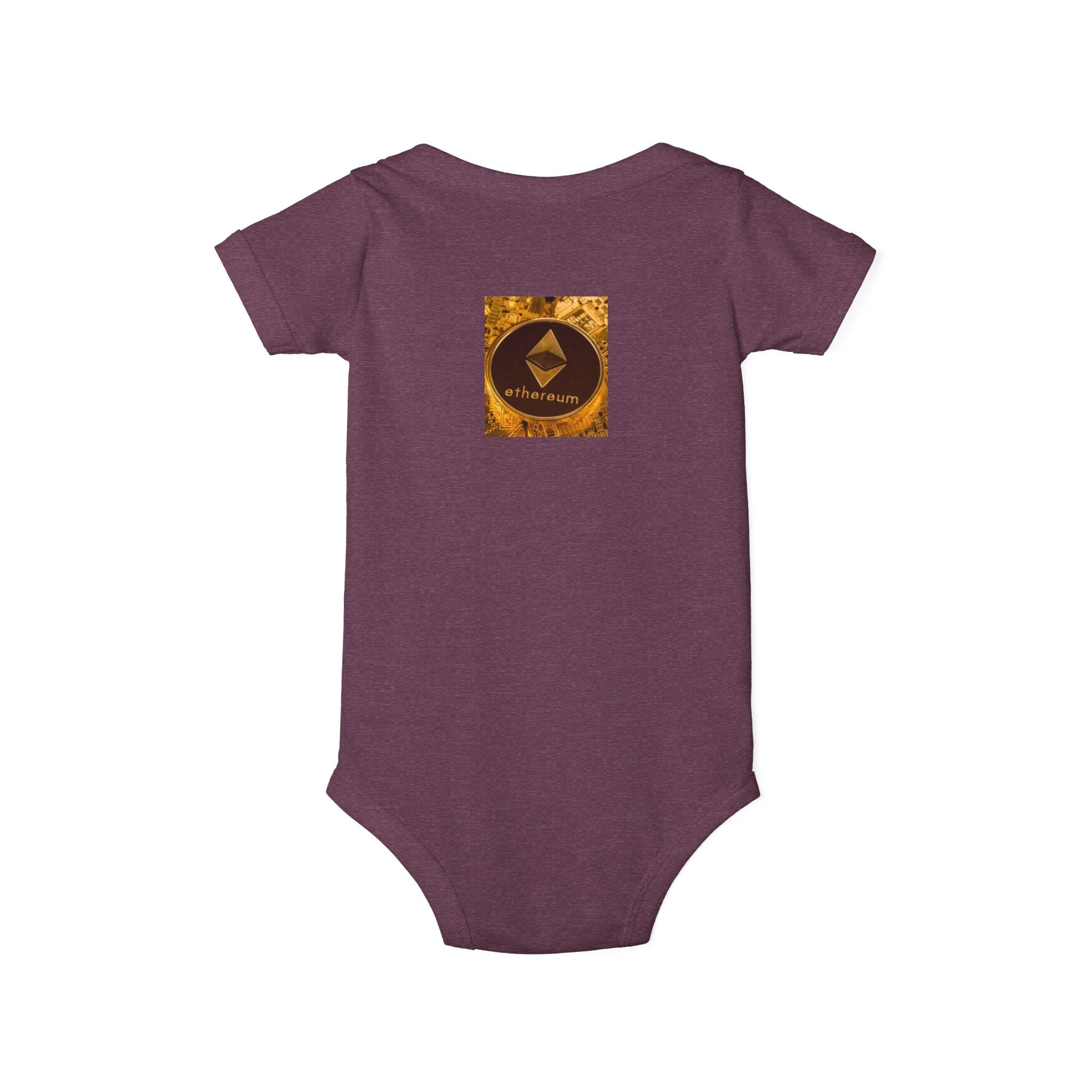 Ethereum Logo Infant Onesie | Crypto Baby Bodysuit