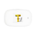 3D Figure Pushing Gold Letter T Wireless Charging Pad | UV Phone Sanitizer