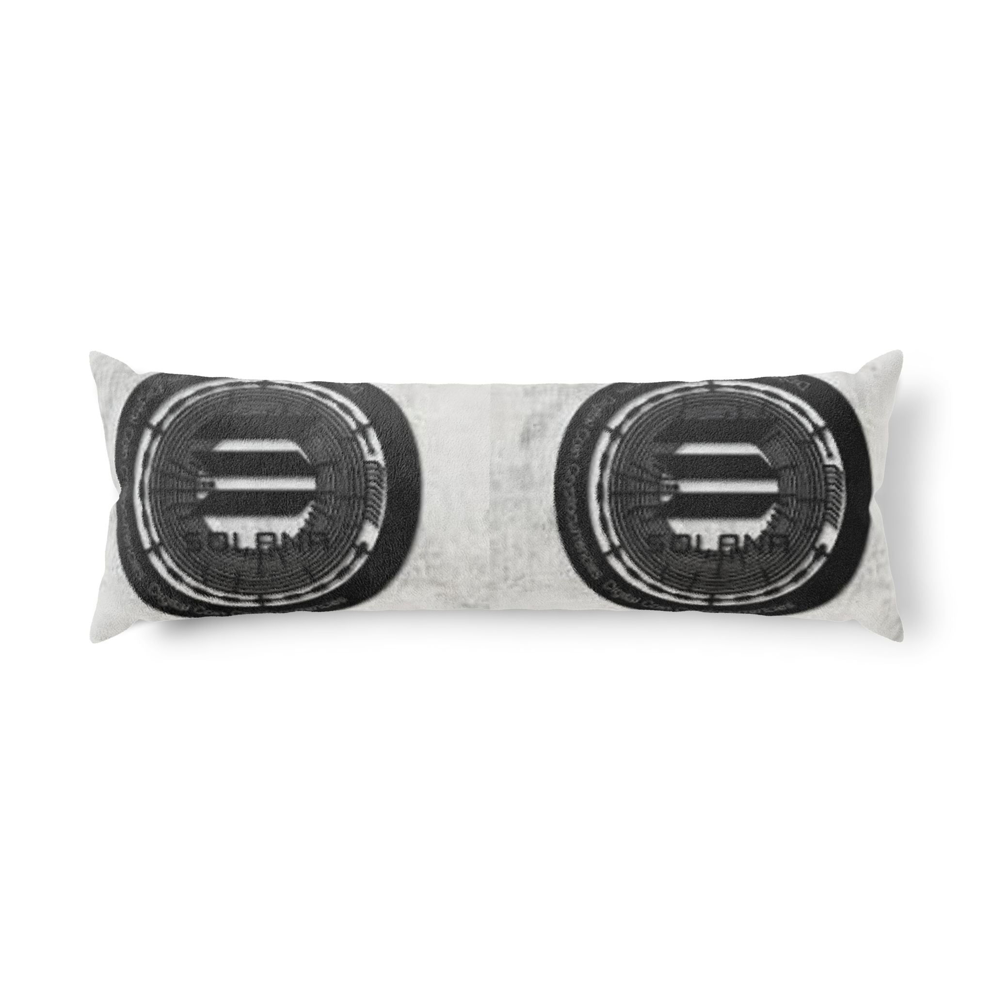 Solana Crypto Logo Body Pillow | Minimal Tech Accent Pillow