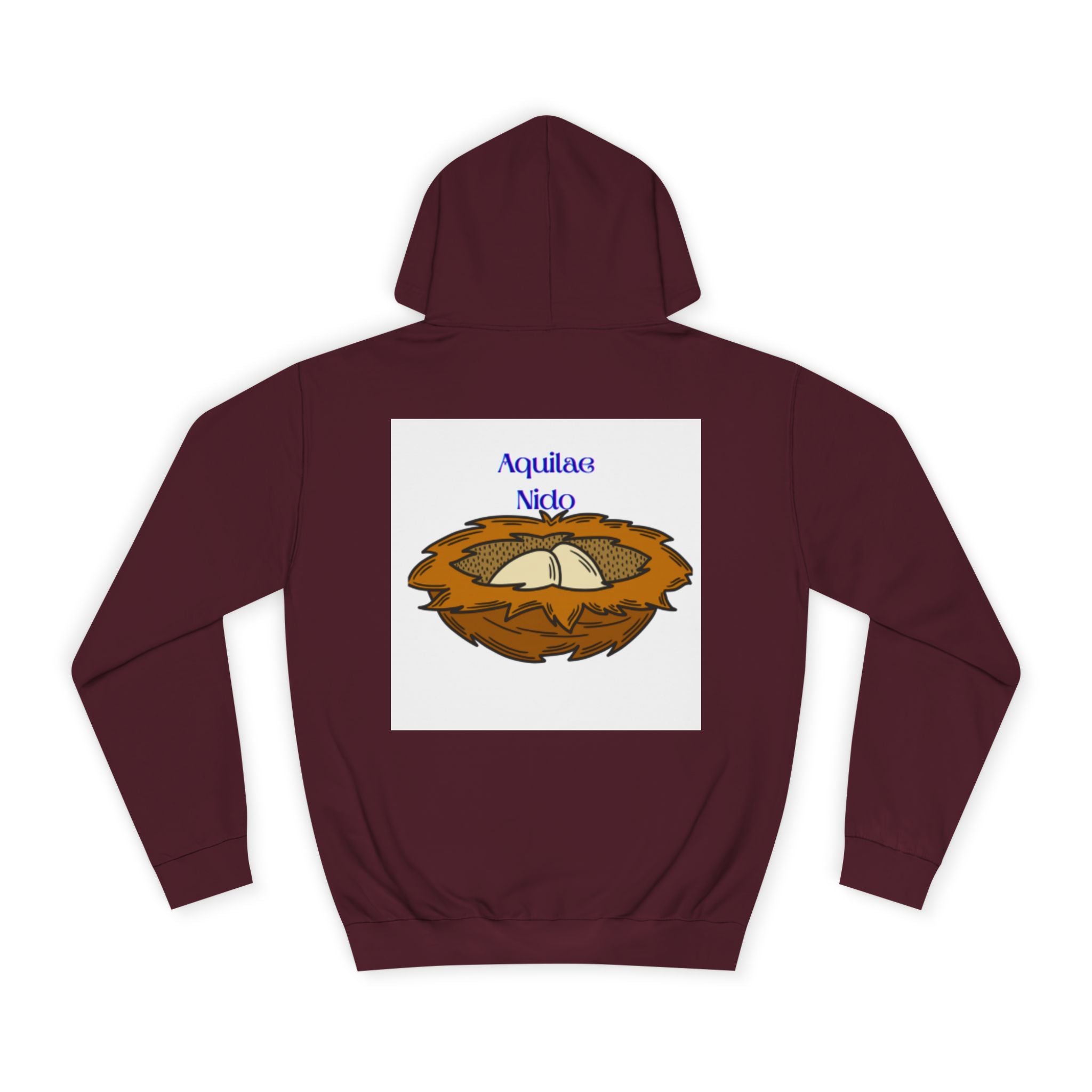Aquilae Nido Nest Illustration Hoodie | College Crest Style