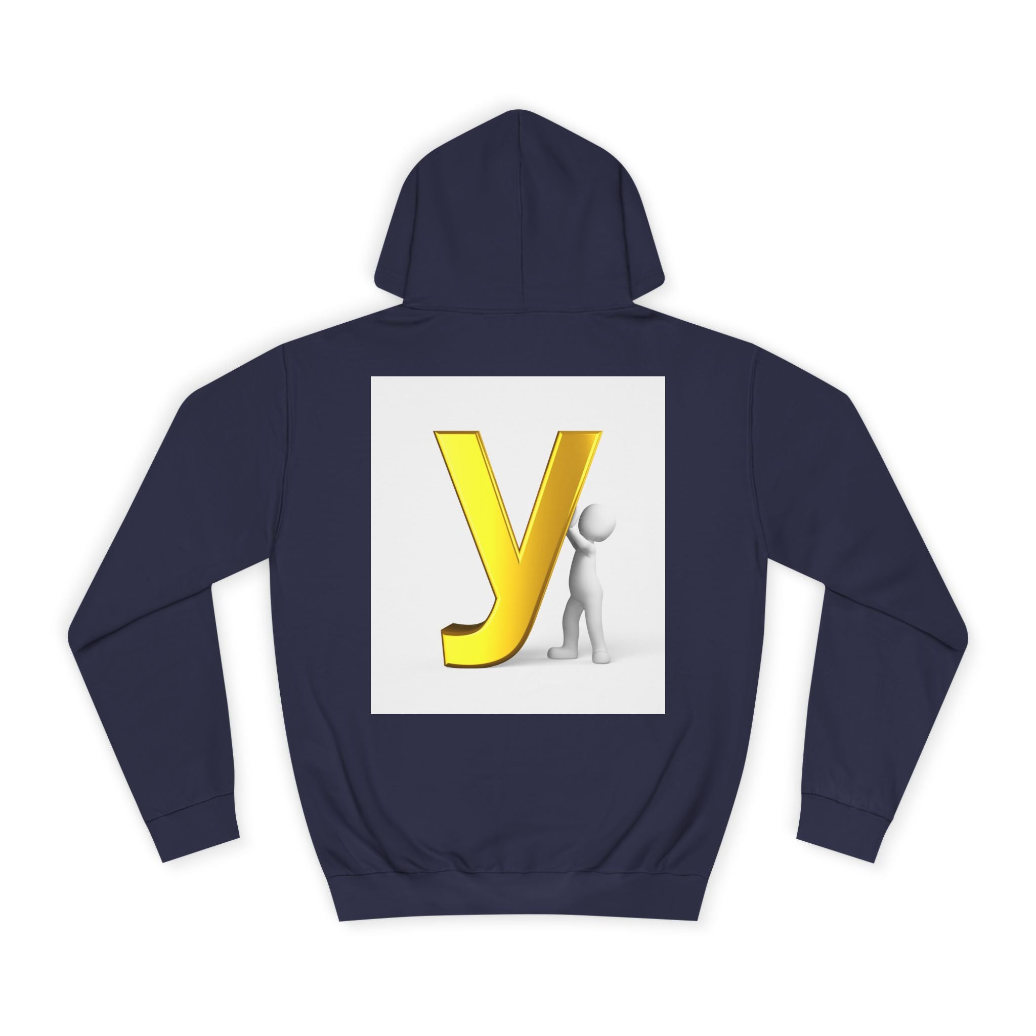 Yellow 3D Letter Y hoodie | Letterman Monogram Initial Sweatshirt