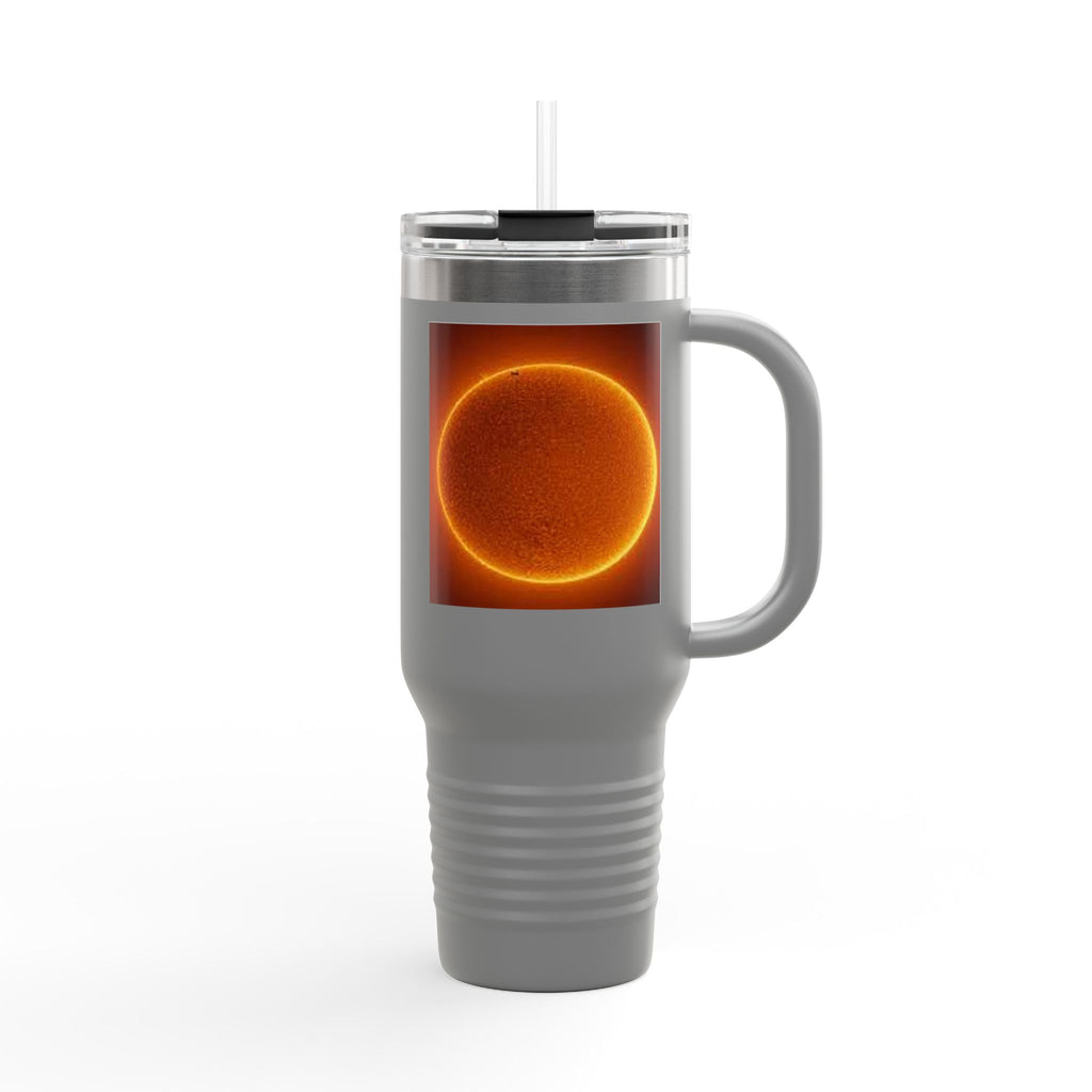 Glowing Solar Disc Travel Mug | 40oz Insulated Tumbler