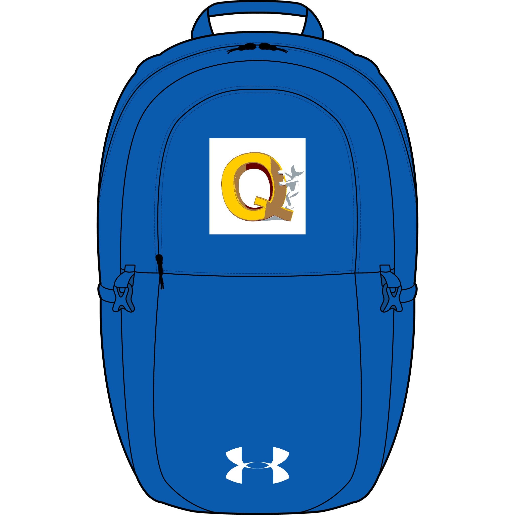 Q-Letter-Logo-Rucksack | Bestickter Under Armour All Sport Rucksack