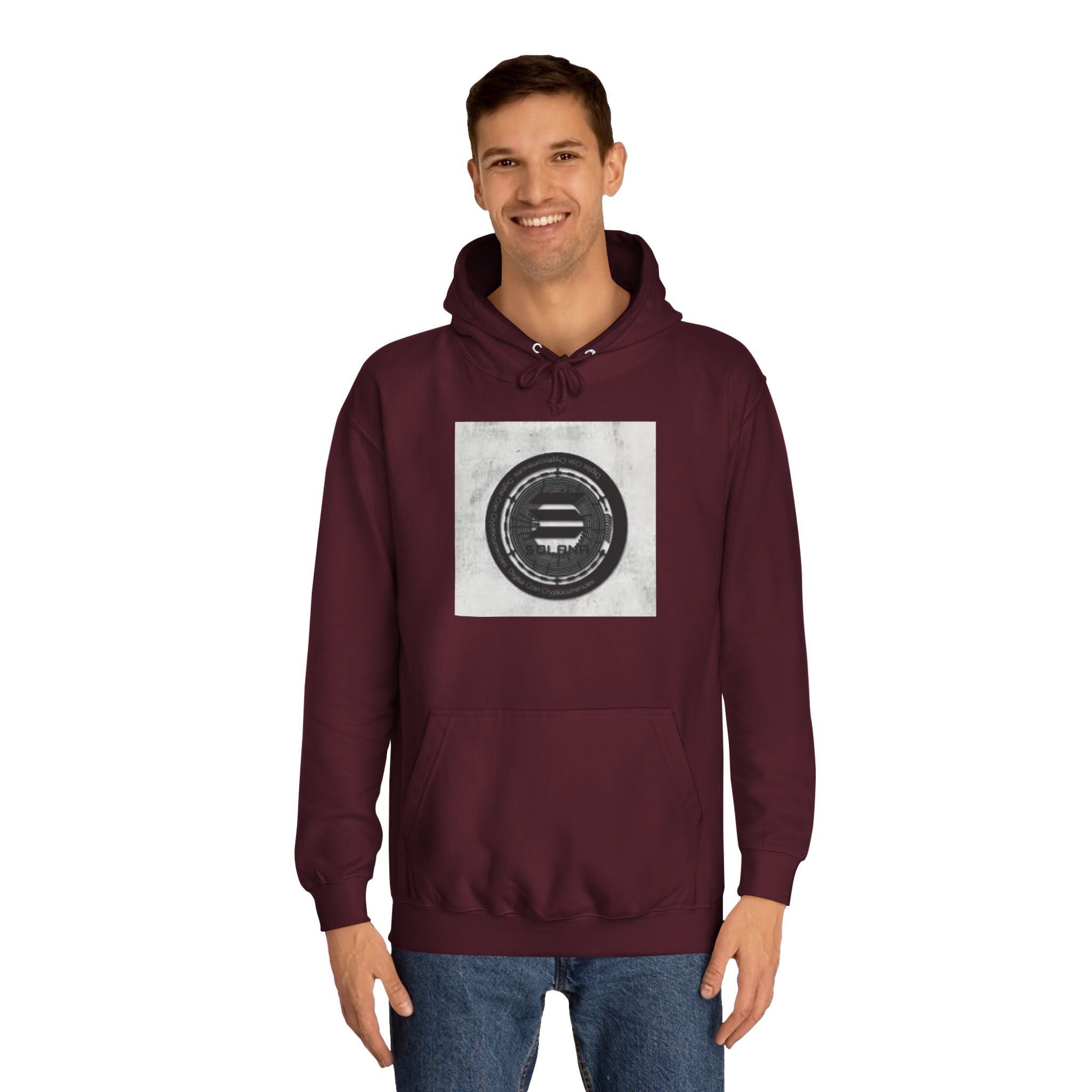 Solana Cryptocurrency Coin Hoodie | Retro Music Graphic