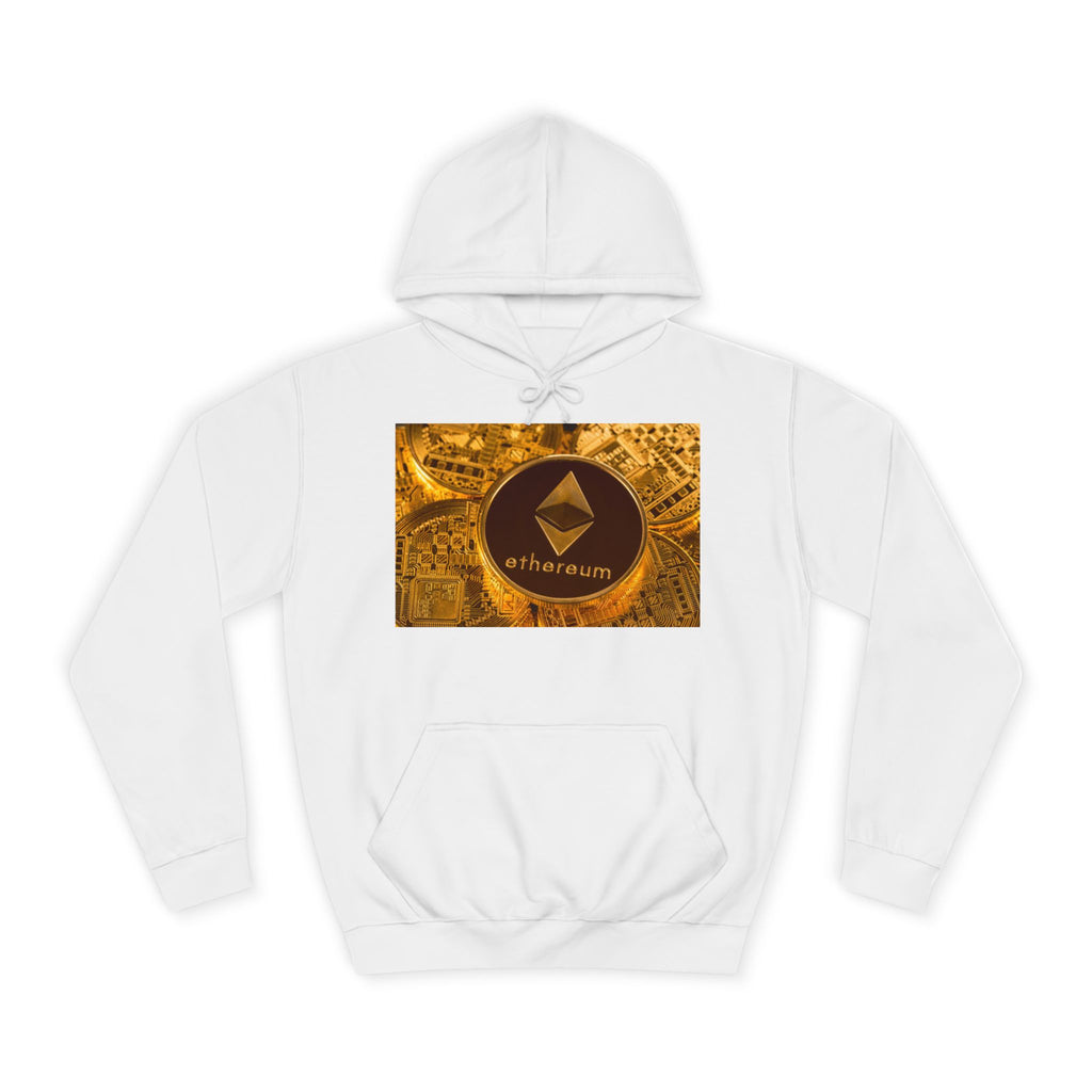 Ethereum Coin Hoodie | Crypto Logo Sweatshirt, Blockchain Design