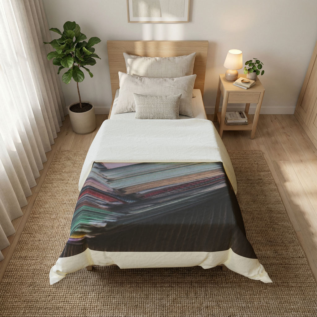 Stack of Euro Banknotes Duvet Cover | Currency Money Photography Bedding