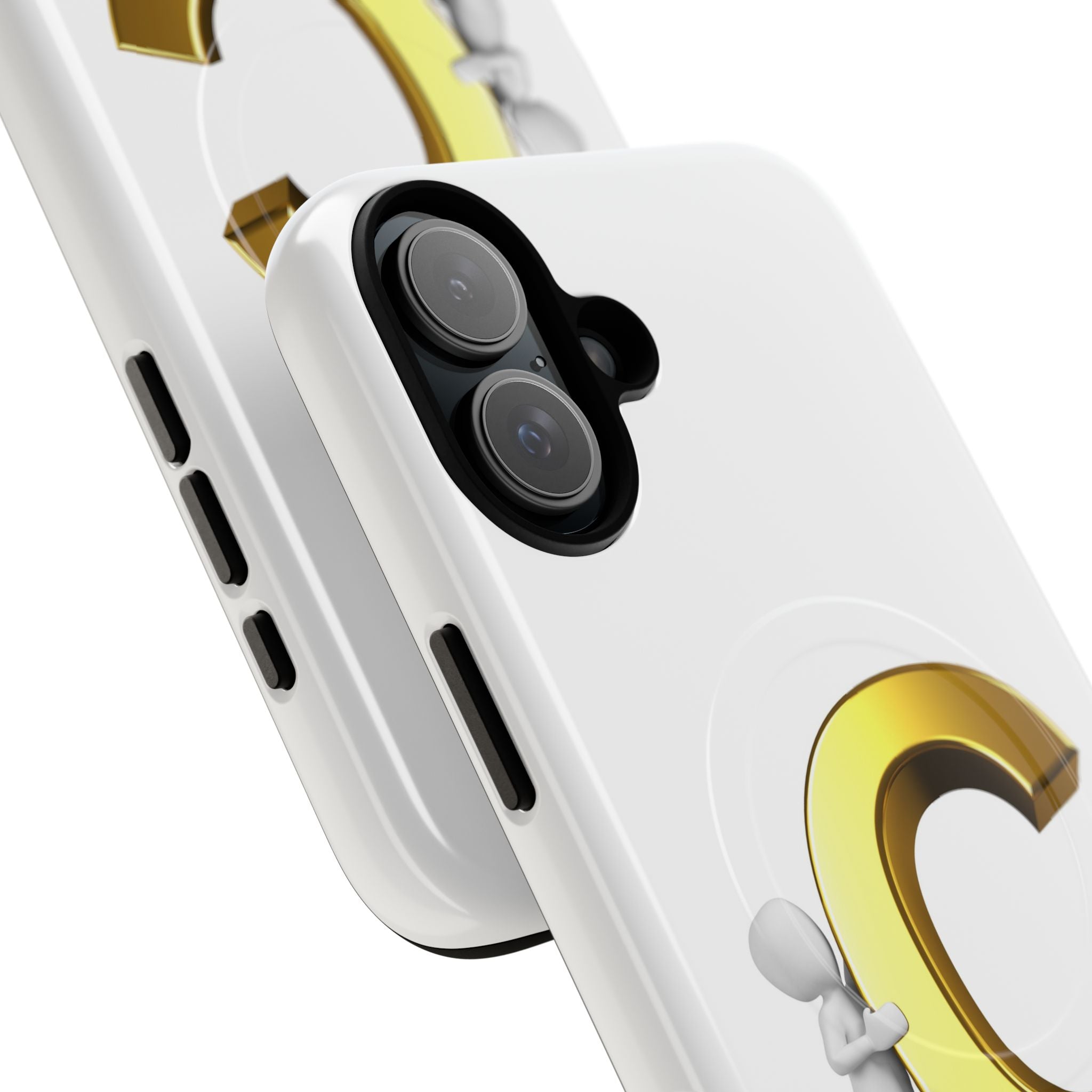Gold Letter C Monogram Phone Case | Tough Magnetic Case
