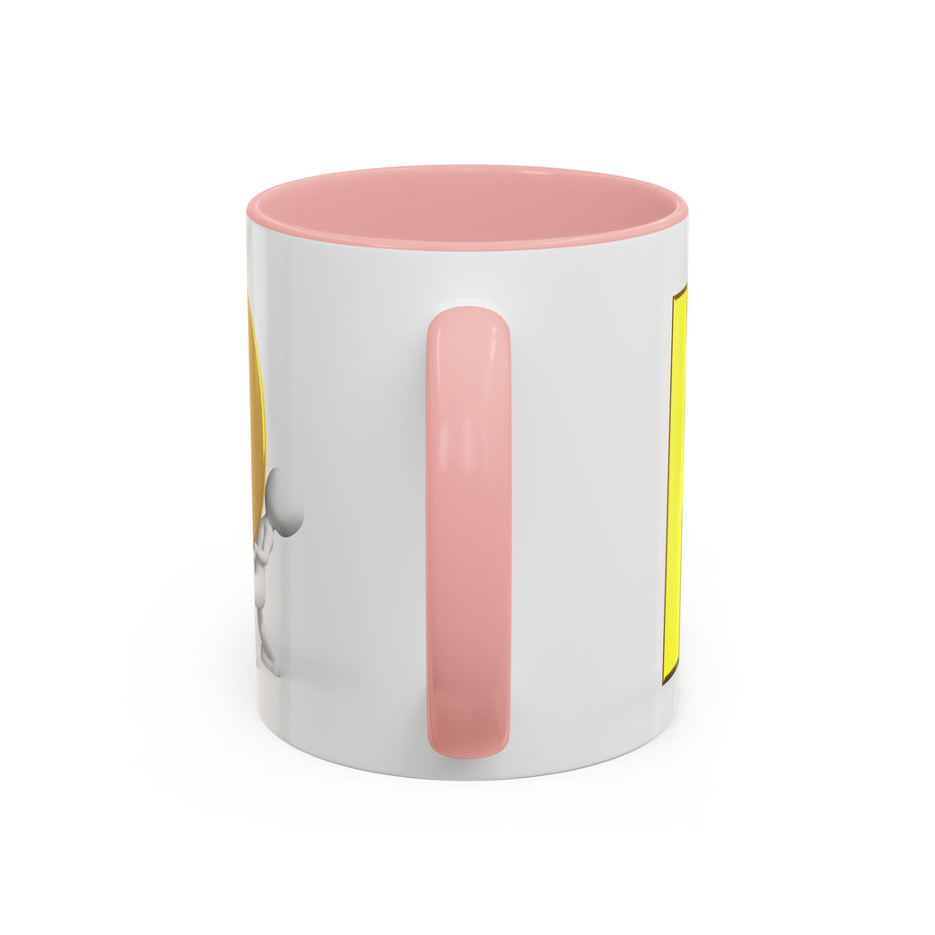 Tasse à café 3D lettre P | Tasse à anse colorée 325 ml ou 443 ml