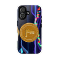 Litecoin Crypto Coin Phone Case | Tough Magnetic Case, Blockchain Design