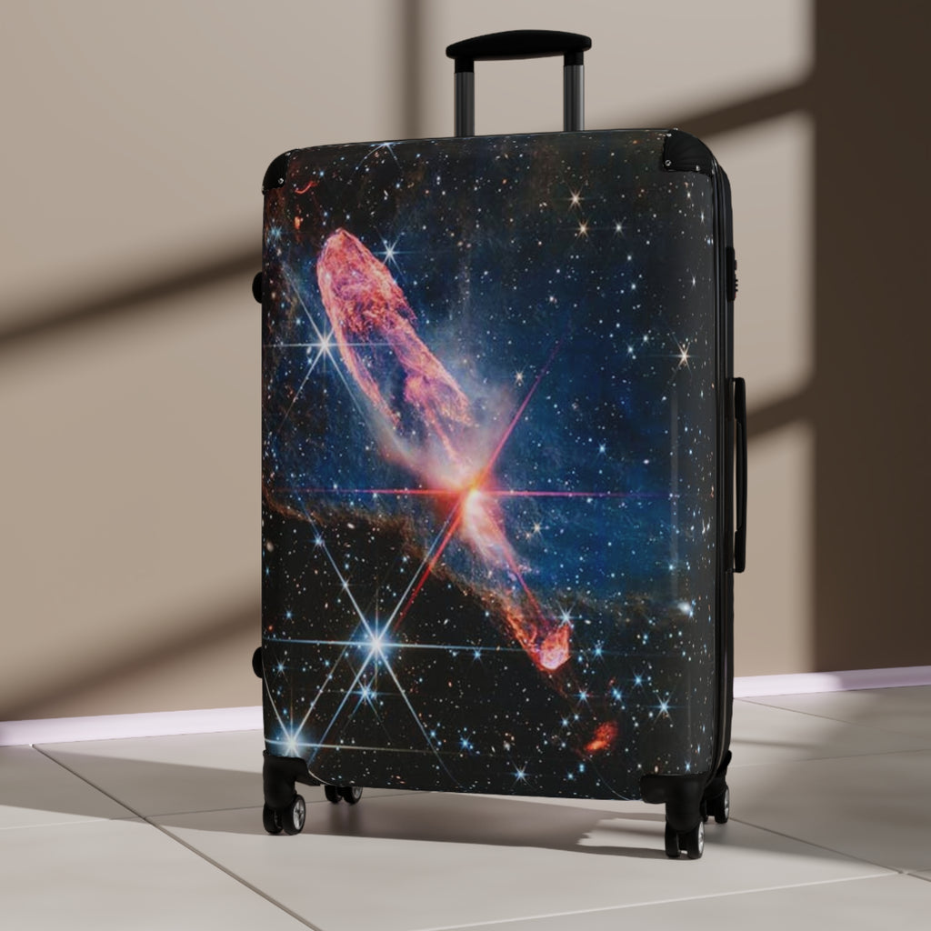 Cosmic Nebula Suitcase | Galaxy Travel Luggage