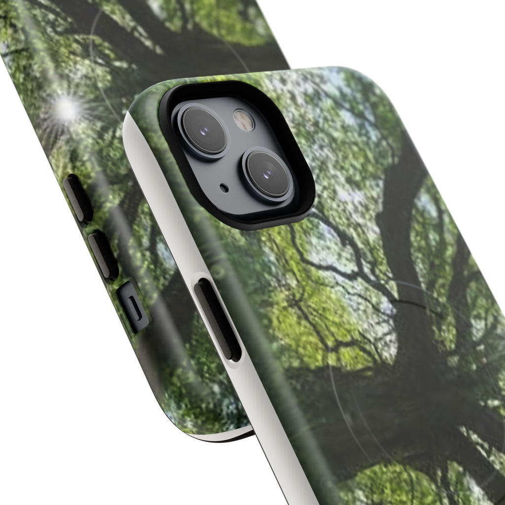 Sunlit Oak Tree Phone Case | Tough Magnetic Case