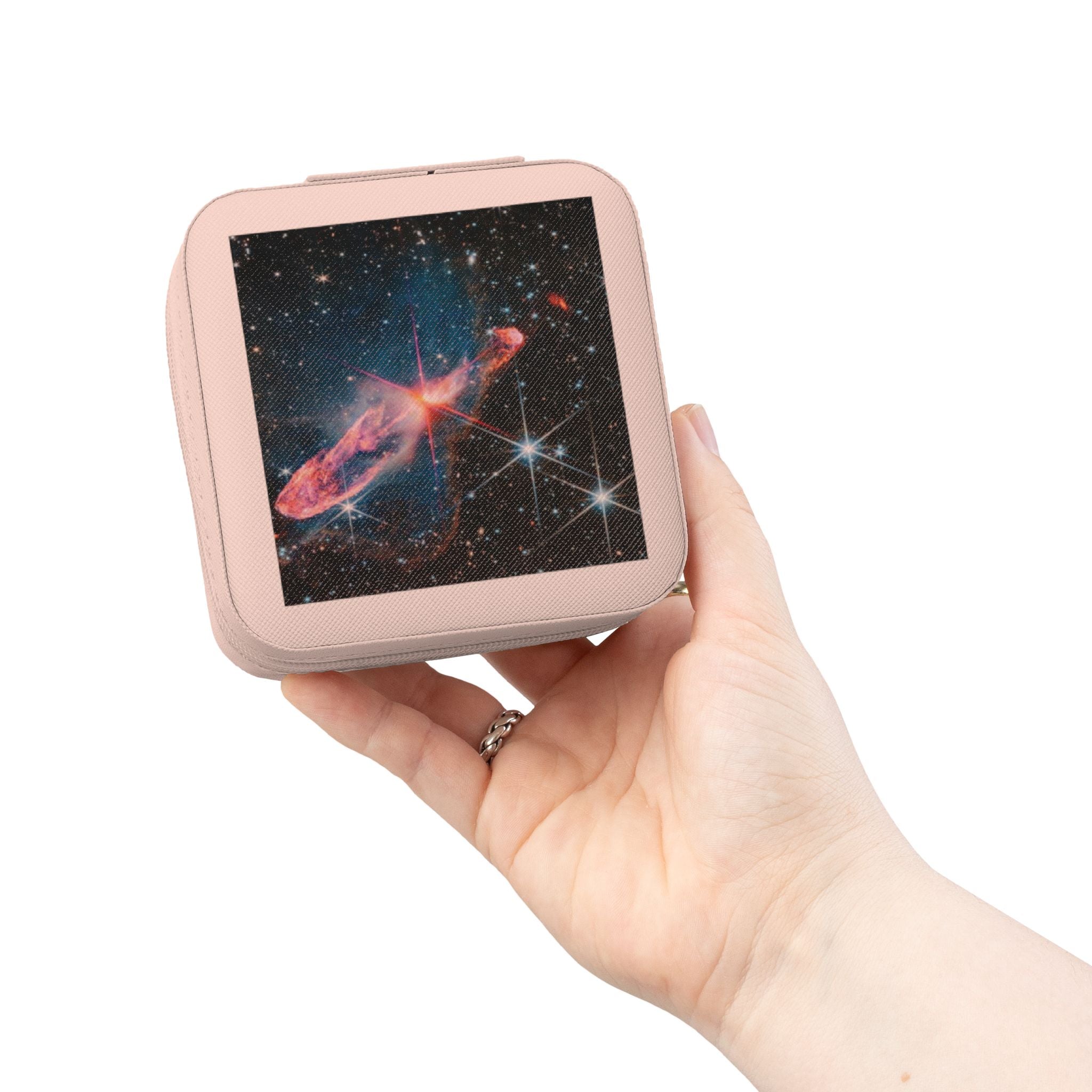 Étui de voyage pour bijoux Galaxie Nébuleuse | Organisateur compact et portable