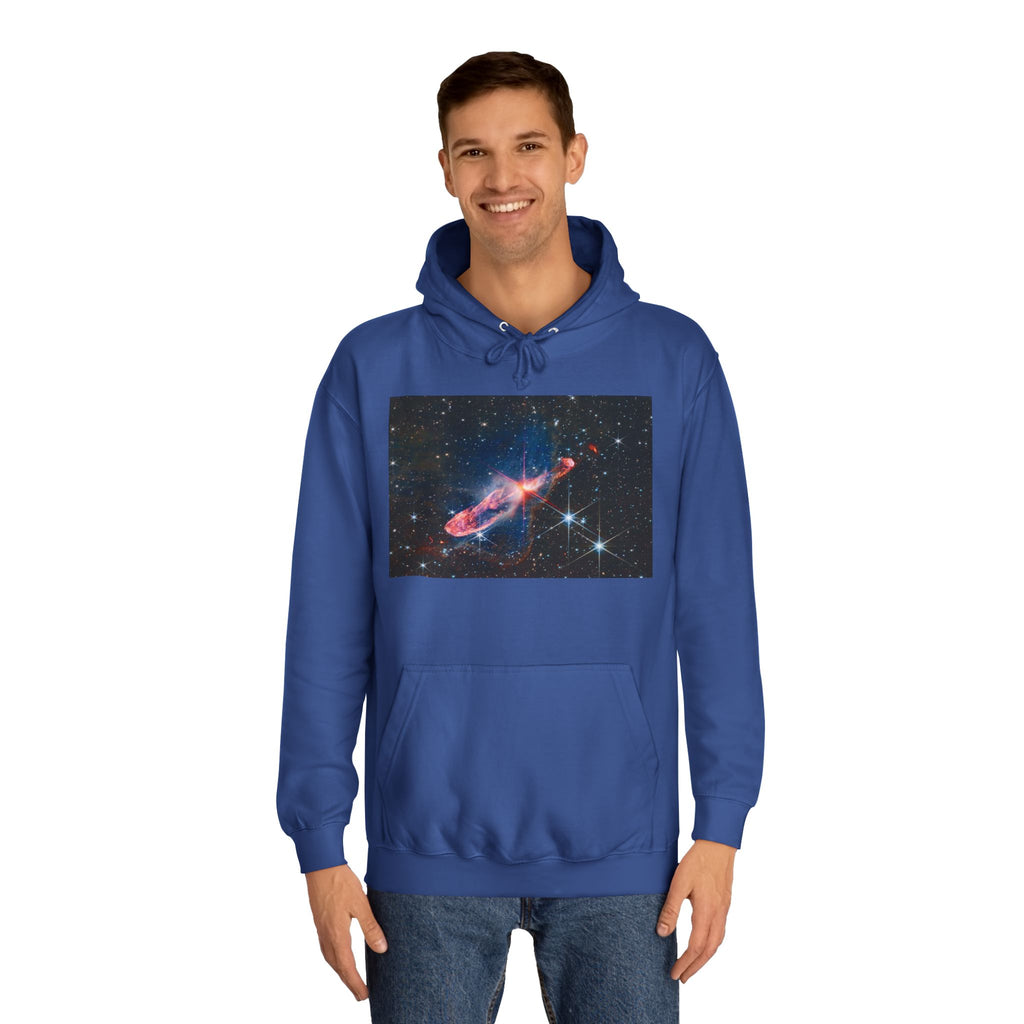 Nebula Space Photo Hoodie | Cosmic Galaxy Stars Astronautic Design