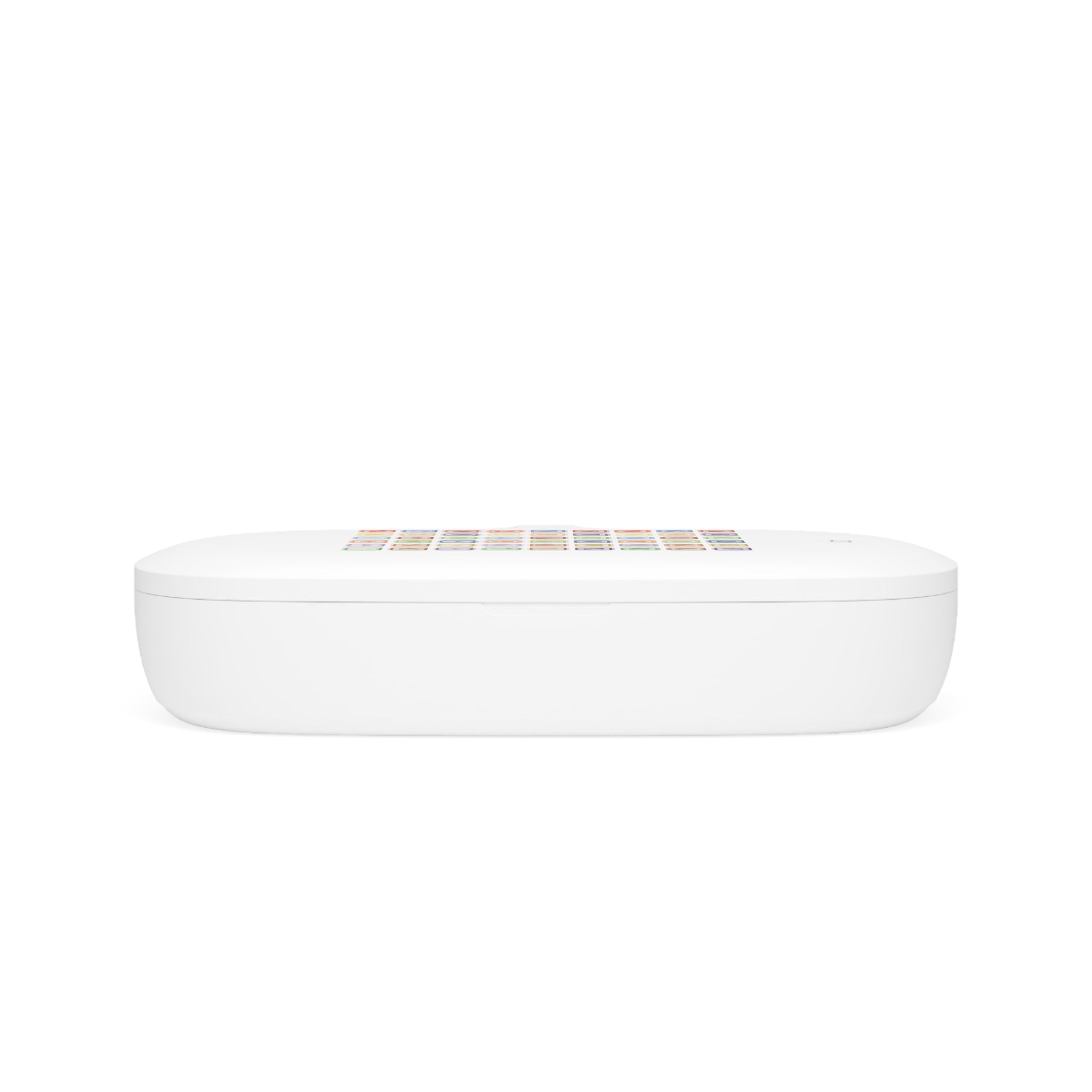 Colorful App Icon Grid UV Phone Sanitizer and Wireless Charging Pad