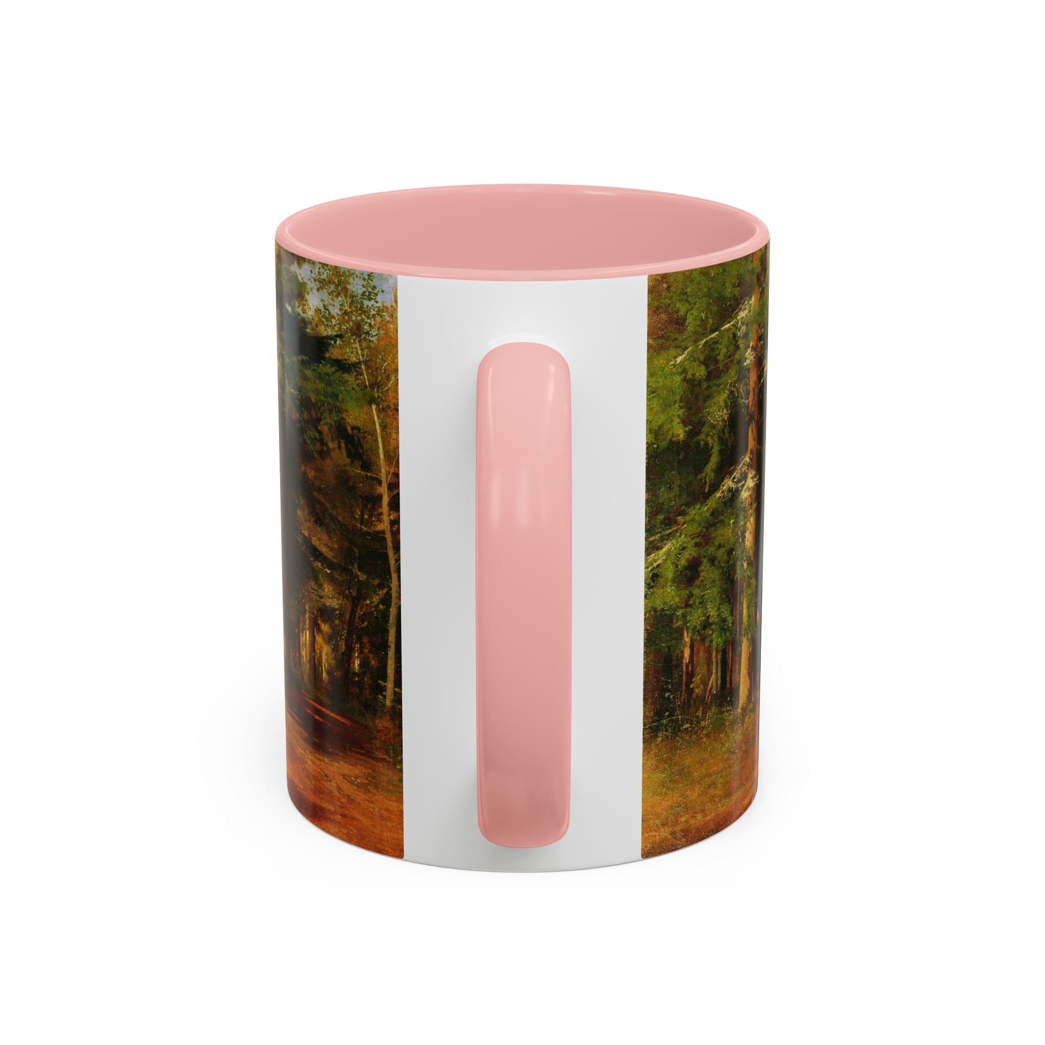 Waldweg-Malerei Tasse | Akzent-Kaffeetasse 11oz 15oz