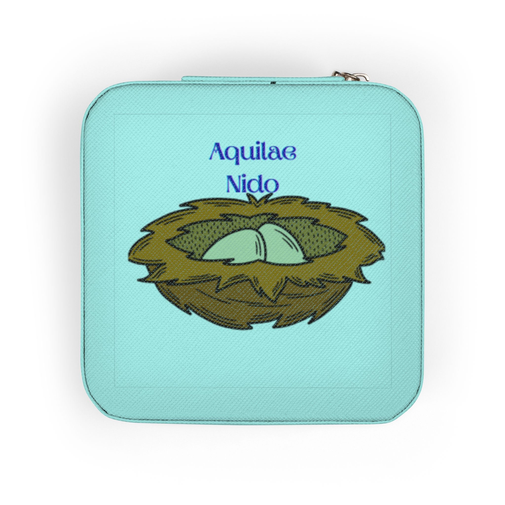 Eagle Nest Illustration Jewelry Travel Case | Zodiac Compact Organizer