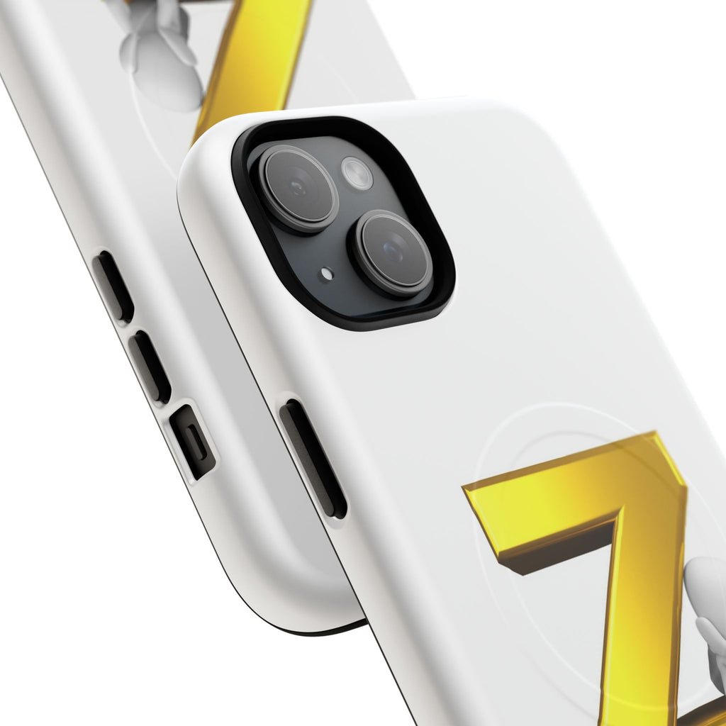 Gold 3D Letter Z Phone Case | Tough Magnetic Case, Monogram Initial