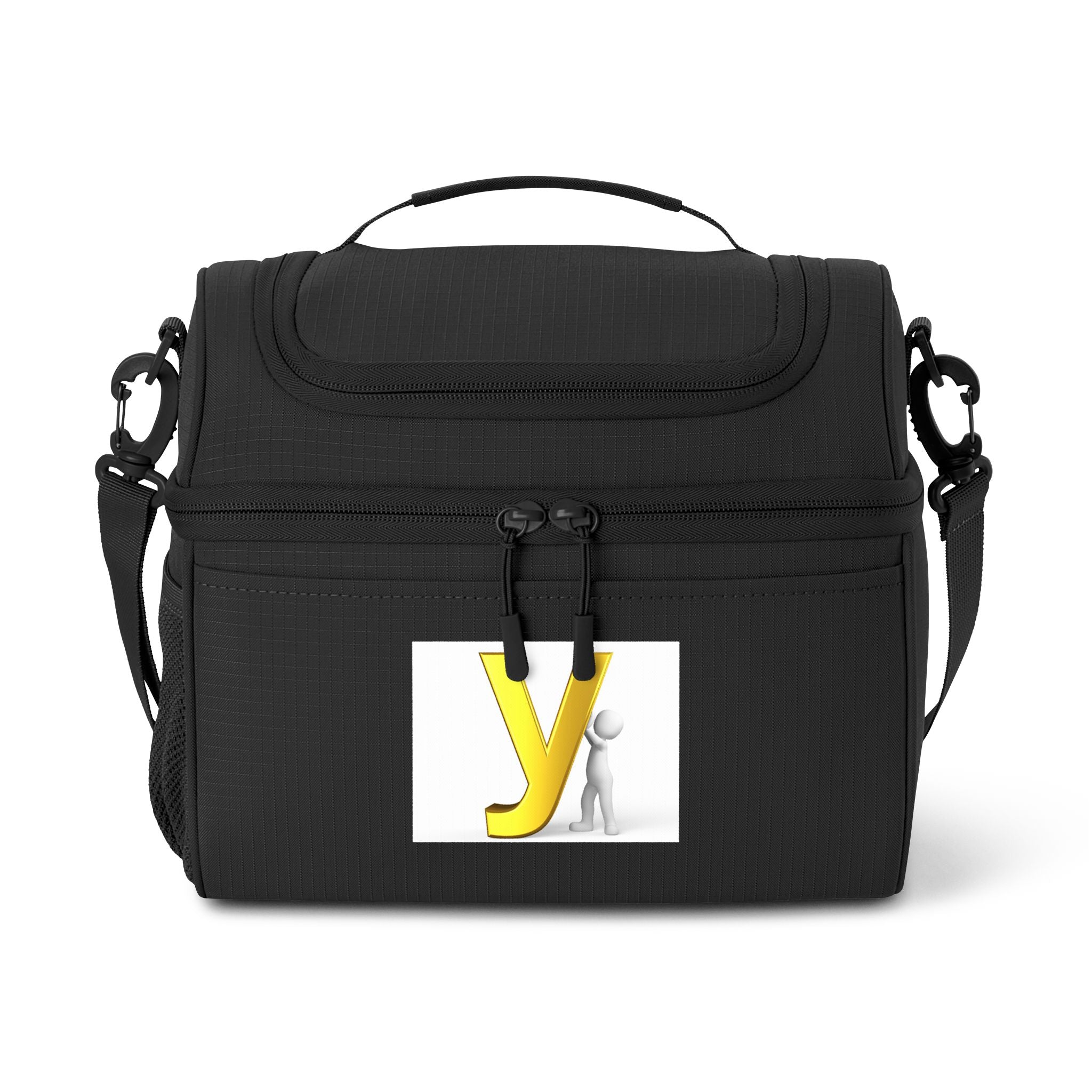 Yellow Letter Y Logo Cooler Bag | Insulated Lunch Tote