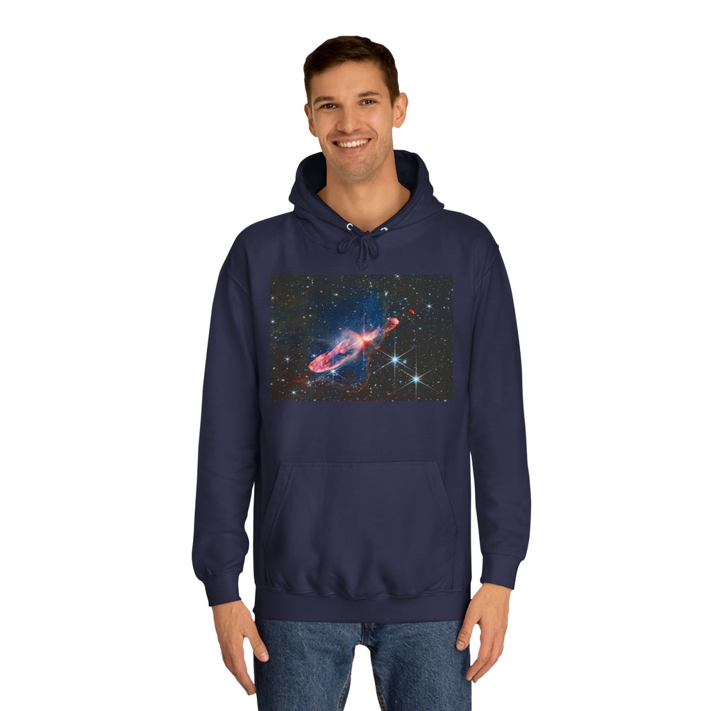 Nebula Space Photo Hoodie | Cosmic Galaxy Stars Astronautic Design