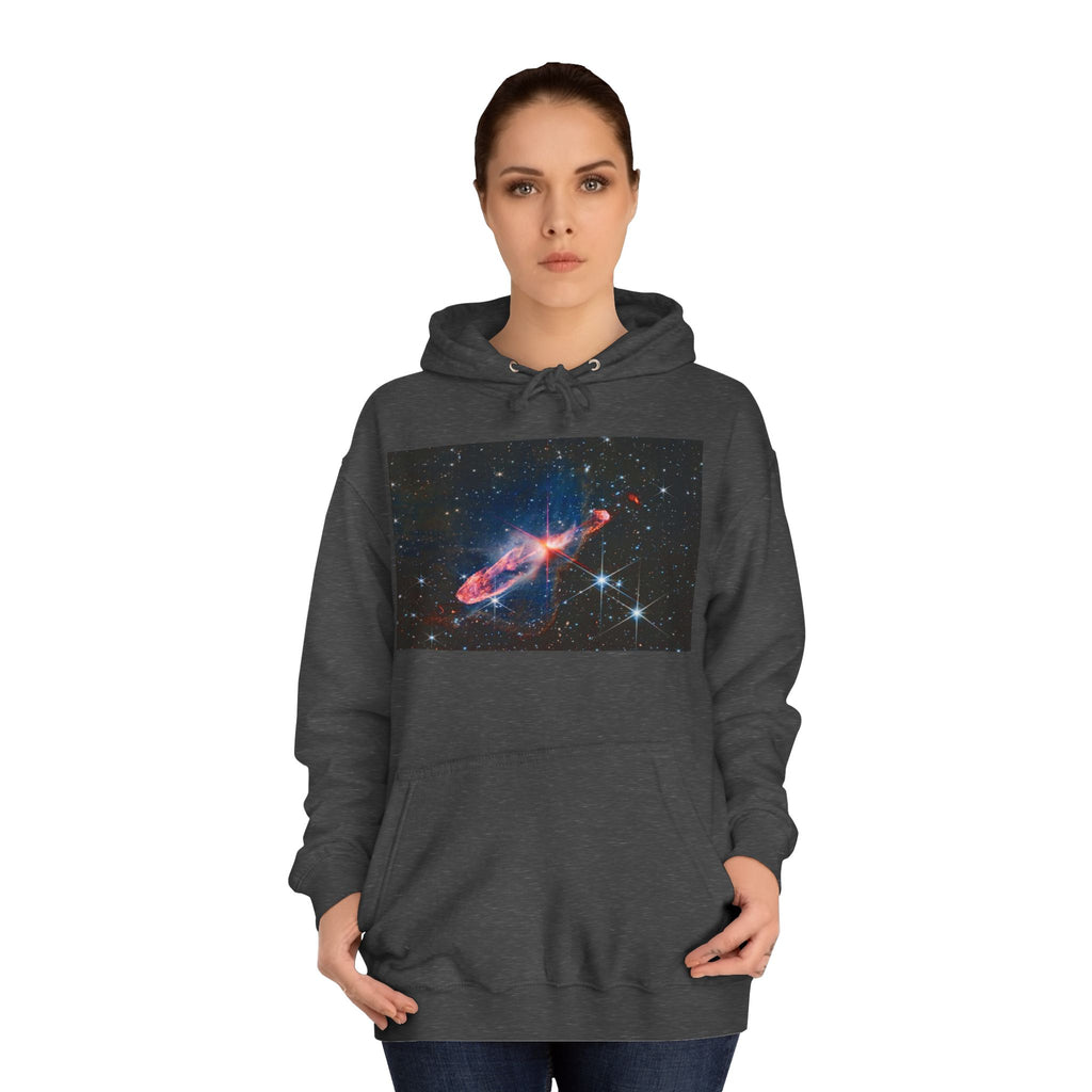 Nebula Space Photo Hoodie | Cosmic Galaxy Stars Astronautic Design