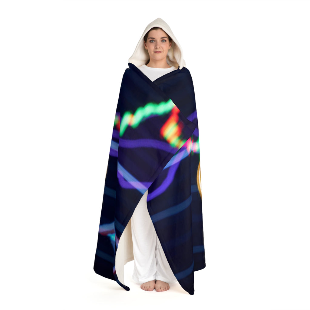 Litcoin Cryptocurrency Coin Hooded Sherpa Blanket