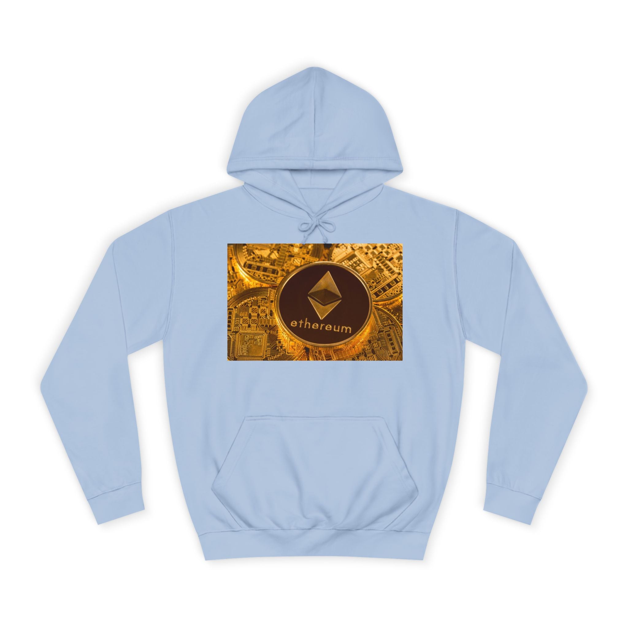 Sweat à capuche Ethereum Coin | Sweat-shirt logo Crypto, design Blockchain
