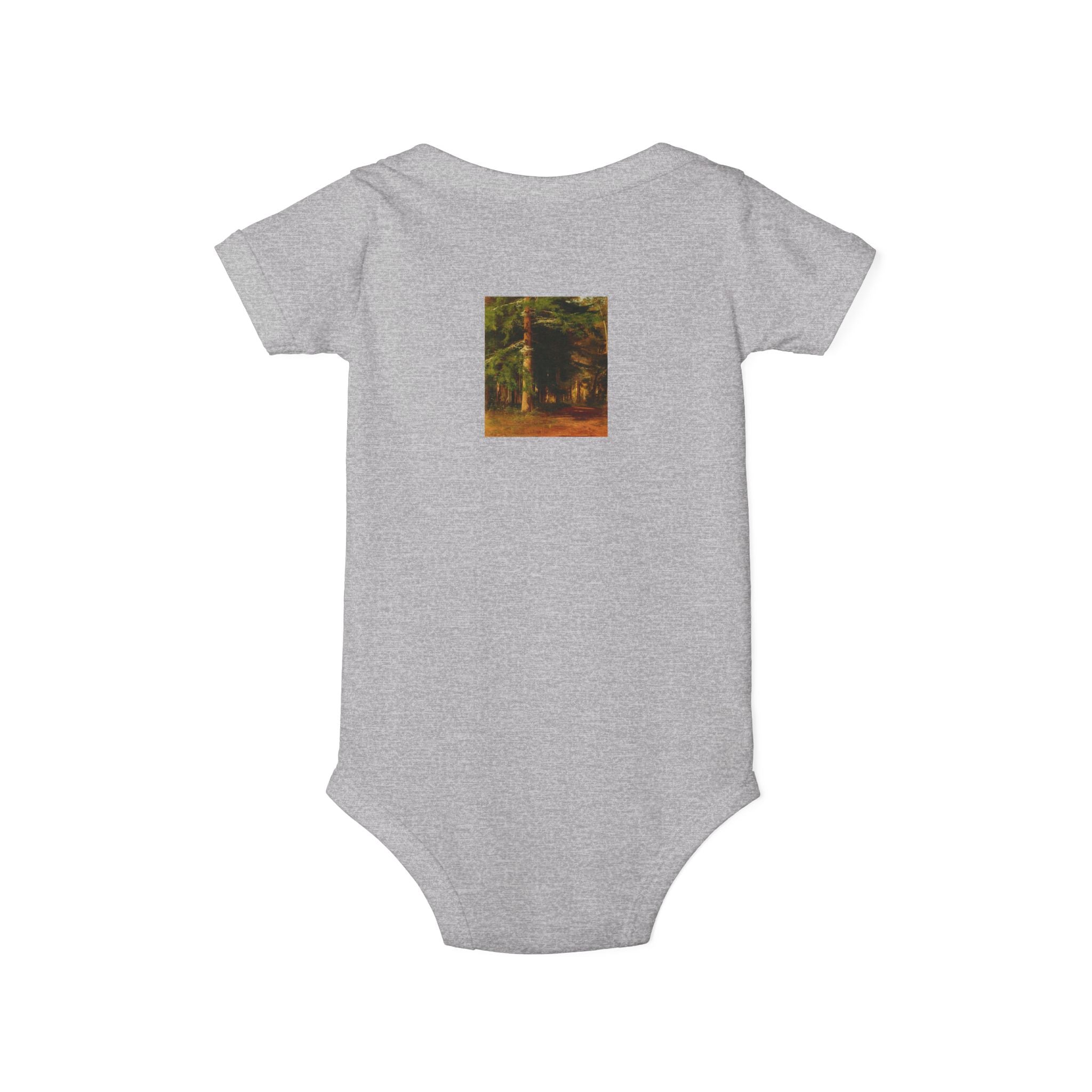 Woodland Forest Illustration Infant Onesie | Baby Bodysuit