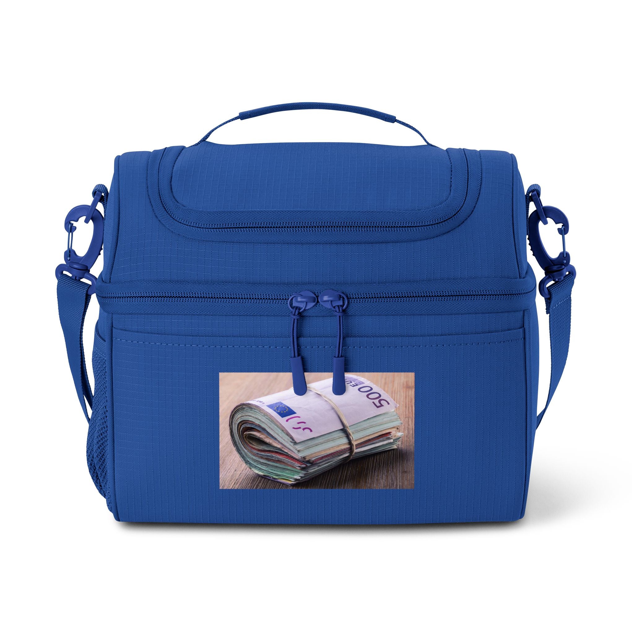 Rolled Cash Graphic Cooler Bag | Insulated Lunch Tote