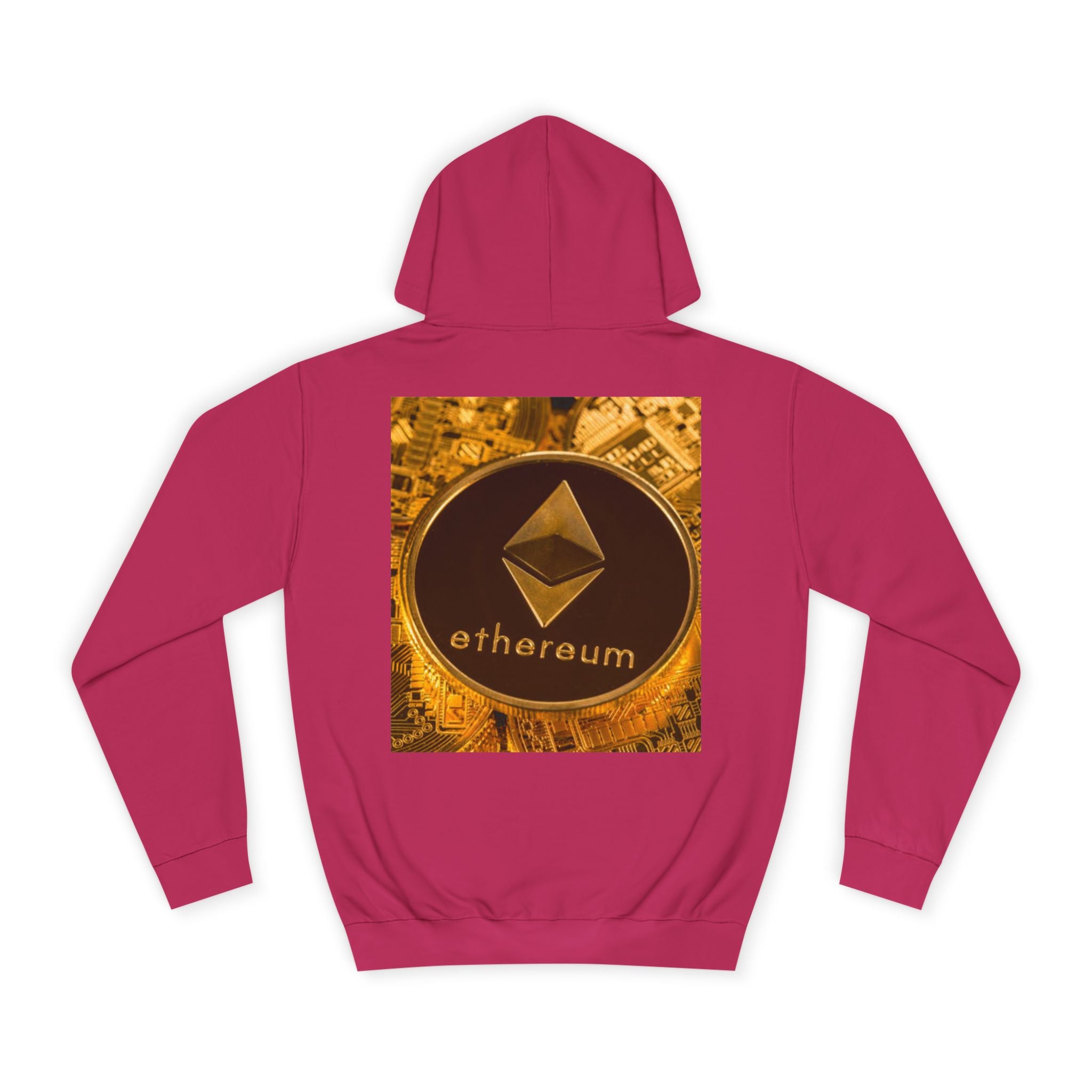 Ethereum Coin Hoodie | Crypto Logo Sweatshirt, Blockchain Design