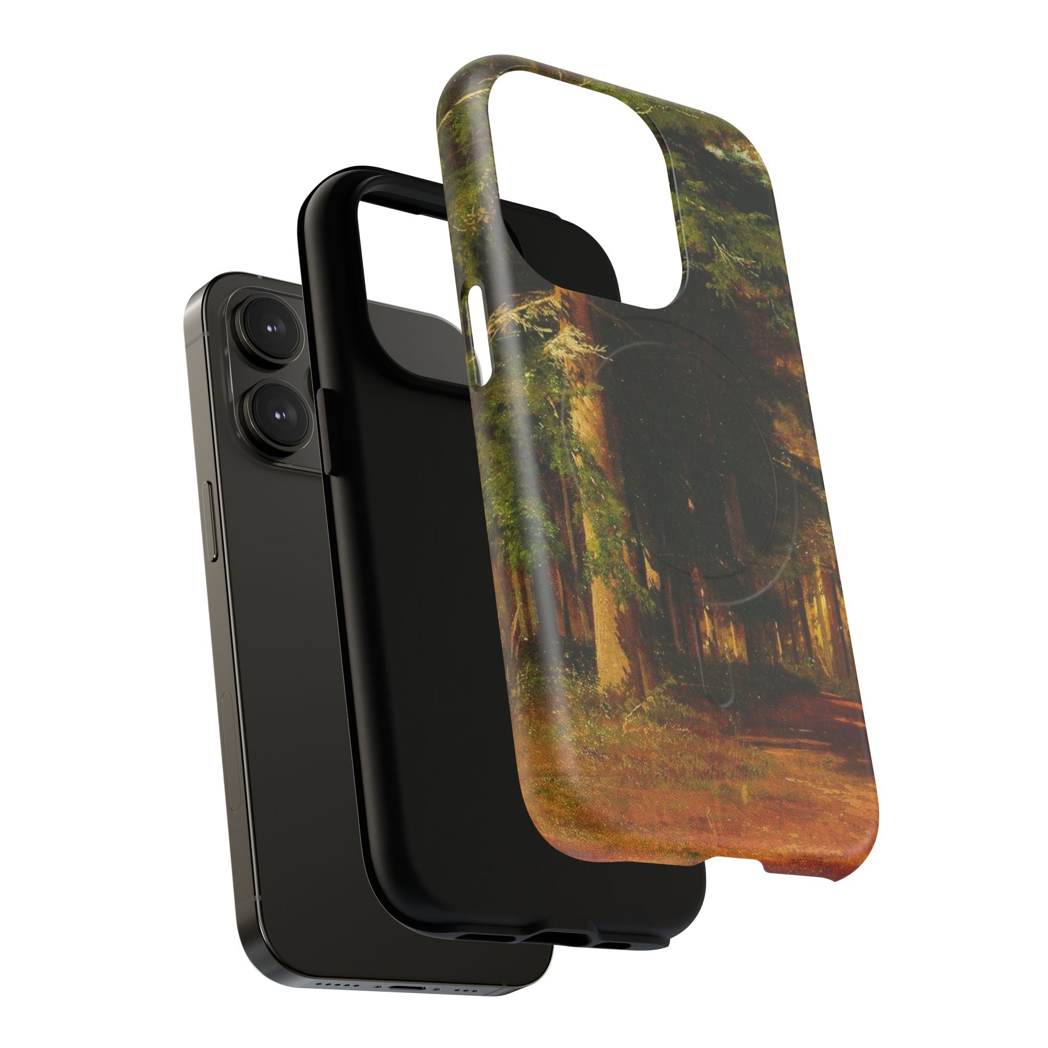 Autumn Forest Path phone case | Magnetic Tough Case, fall landscape art
