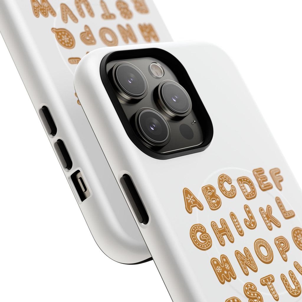 Cookie Alphabet Phone Case | Tough Magnetic Case, Cute Lettering