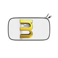 Gold 3D Letter M Passport Wallet | Monogram Initial Travel Organizer
