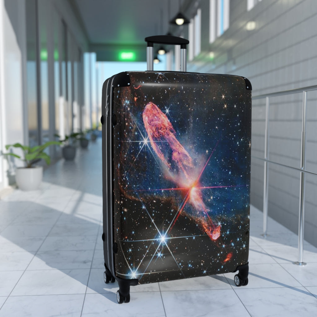 Cosmic Nebula Suitcase | Galaxy Travel Luggage