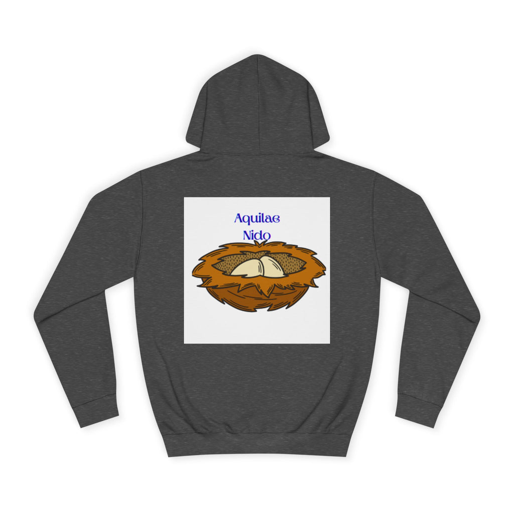 Aquilae Nido Nest Illustration Hoodie | College Crest Style