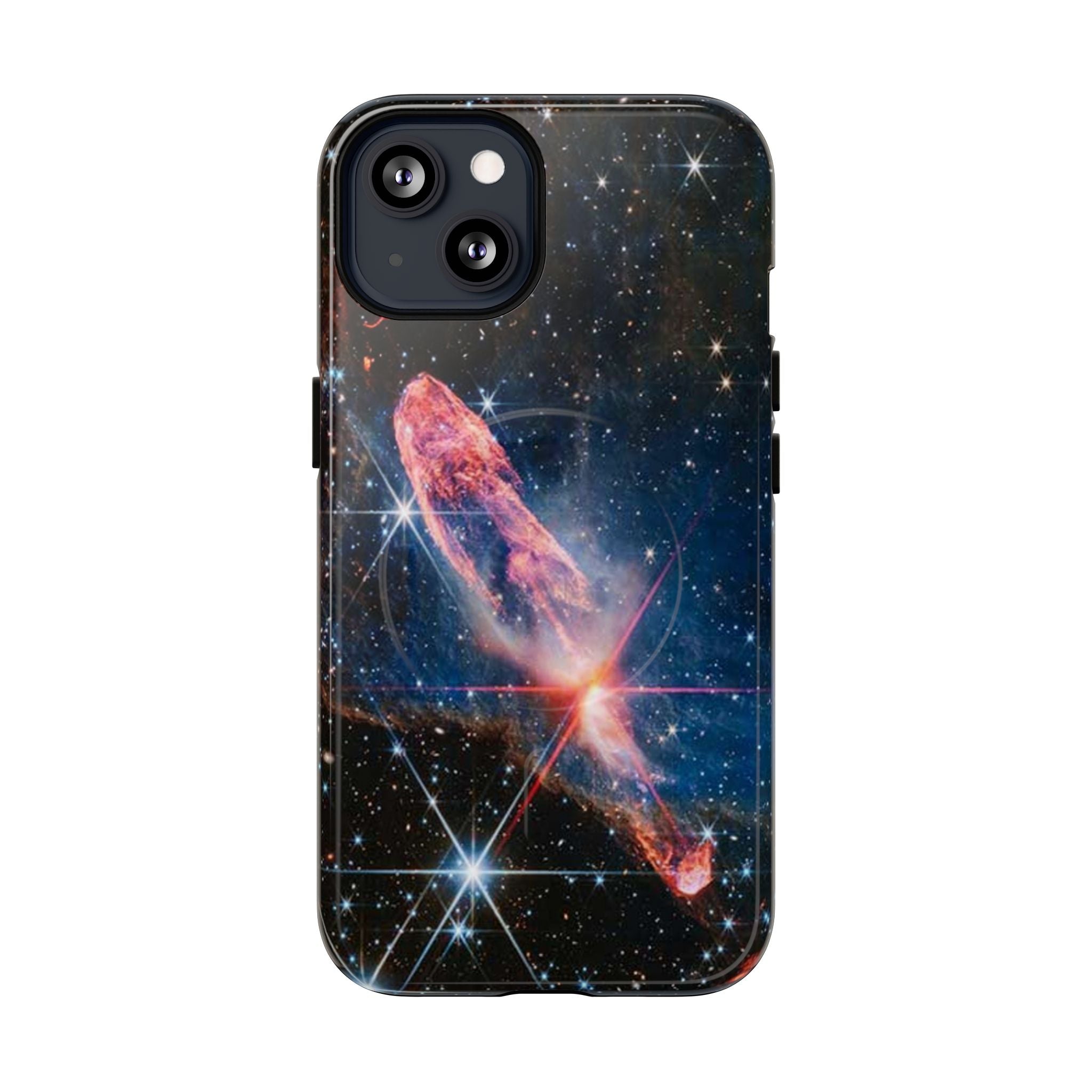 Coque de téléphone Nébuleuse Cosmique | Coque magnétique robuste, motif Galaxie spatiale