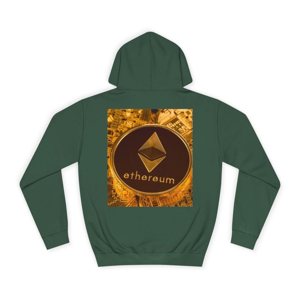 Ethereum Coin Hoodie | Crypto Logo Sweatshirt, Blockchain Design