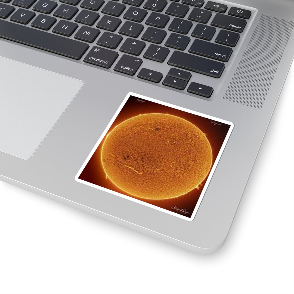 Solar Surface Sun Illustration Sticker | Kiss-Cut Sticker