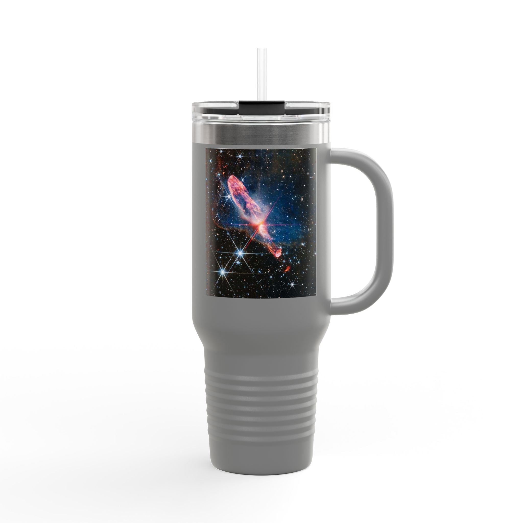 Cosmic Nebula with Stars 40oz Travel Mug | Space Galaxy Insulated Tumbler
