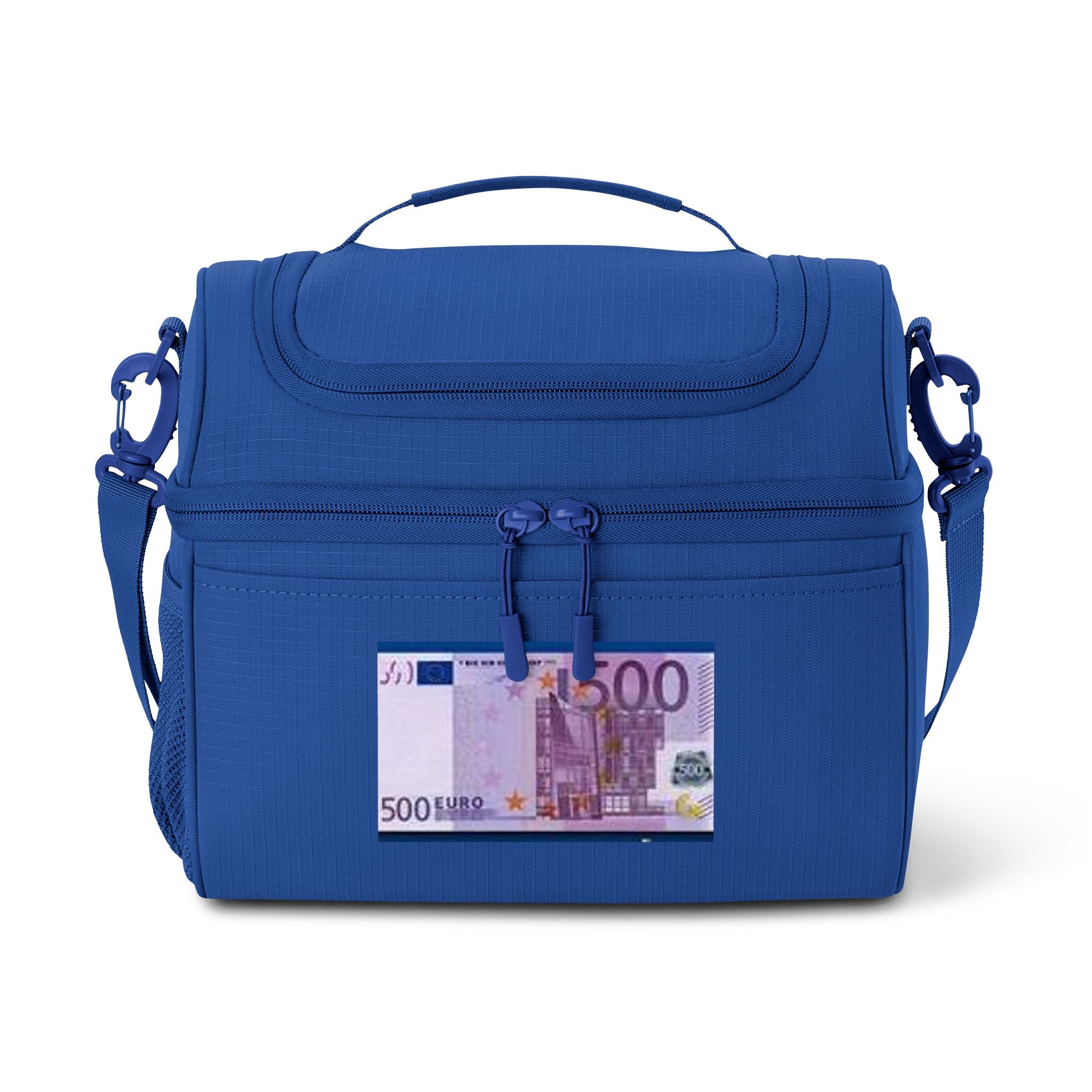 Sac isotherme pour billets de 500 euros | Sac à déjeuner isotherme, motif billet