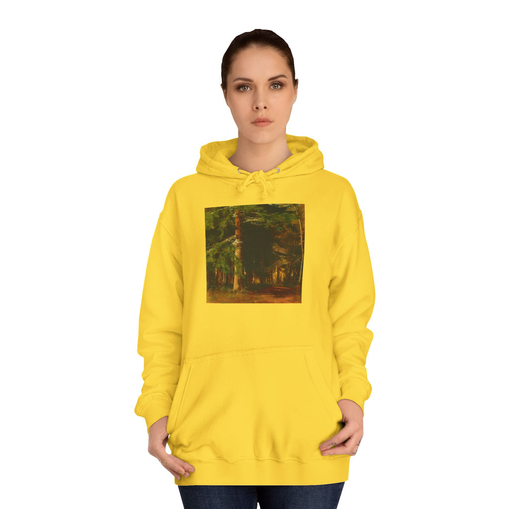 Forest Painting Hoodie | Vintage Woodland Trees Sweatshirt