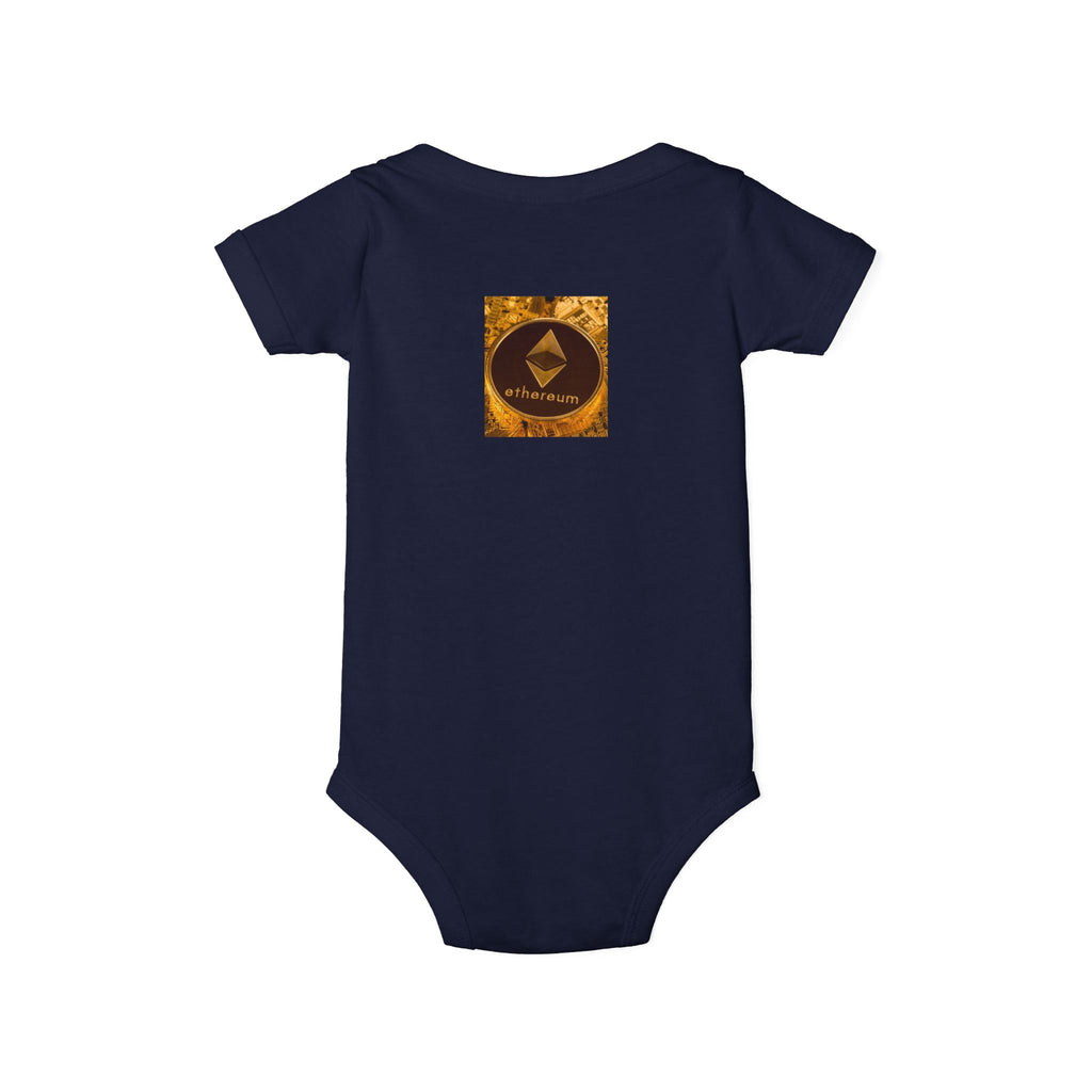 Ethereum Logo Infant Onesie | Crypto Baby Bodysuit