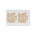 Alphabet Cookie Pattern Baby Fitted Crib Sheet | Nursery Bedding