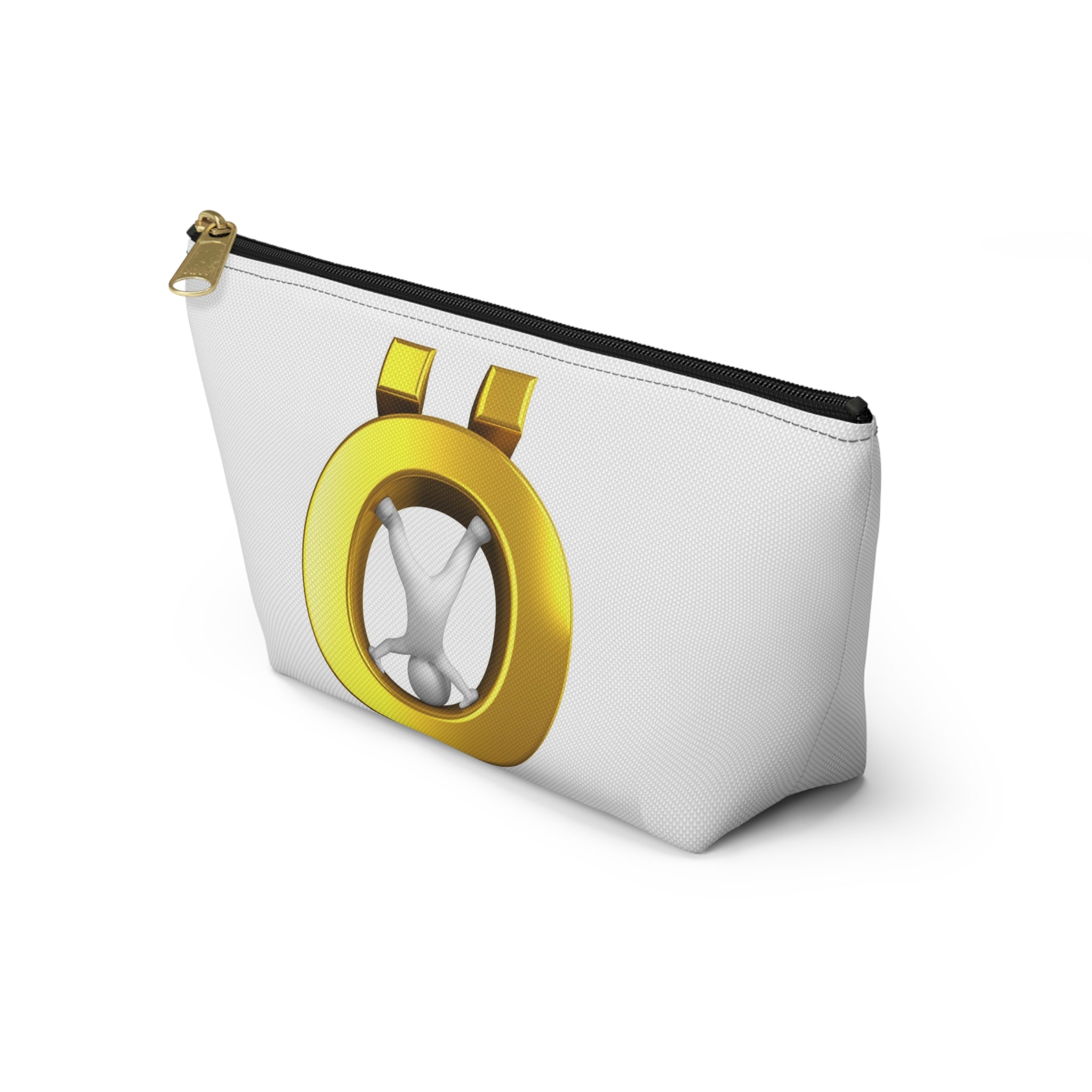 Gold Letter Ö Accessory Pouch