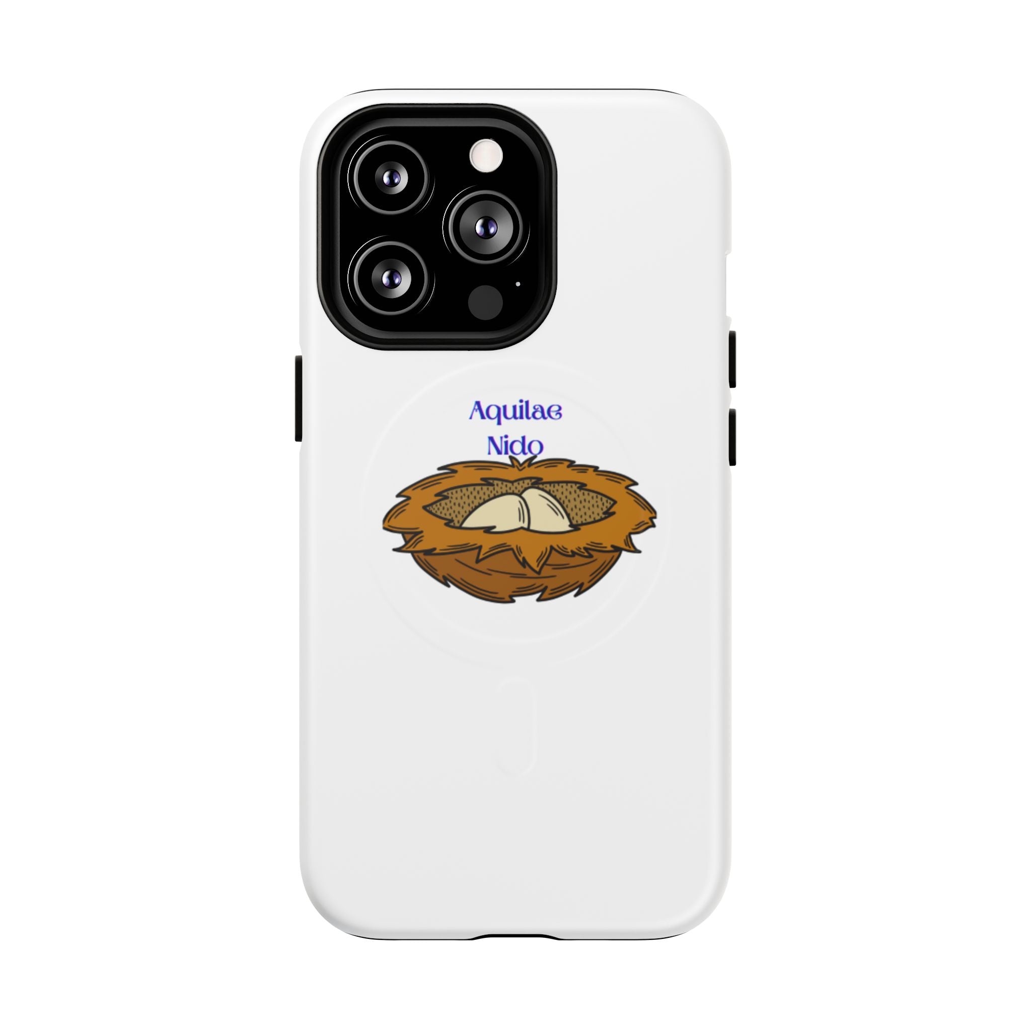 Coque de téléphone illustration nid d'oiseau | Coque magnétique robuste