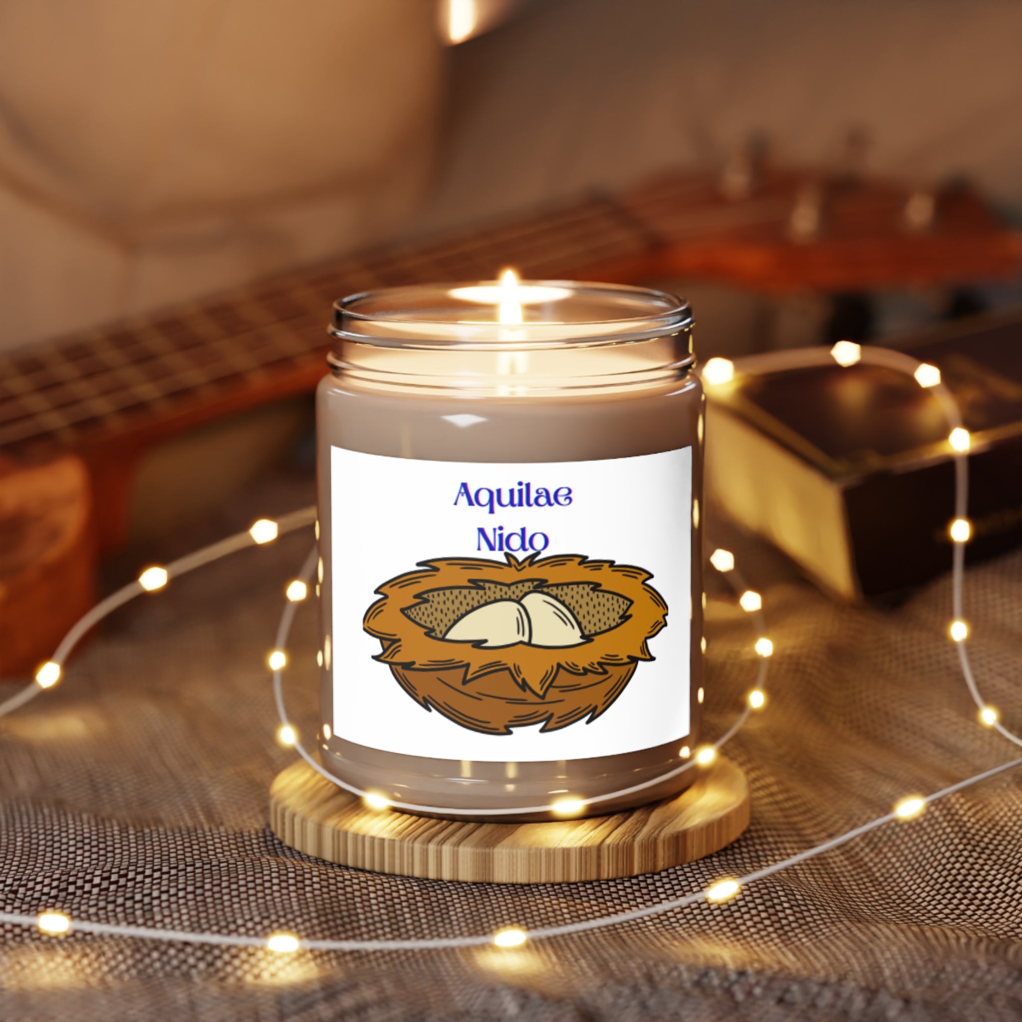 Aquilae Nido Nest Illustration Candle | 9oz Soy Candle