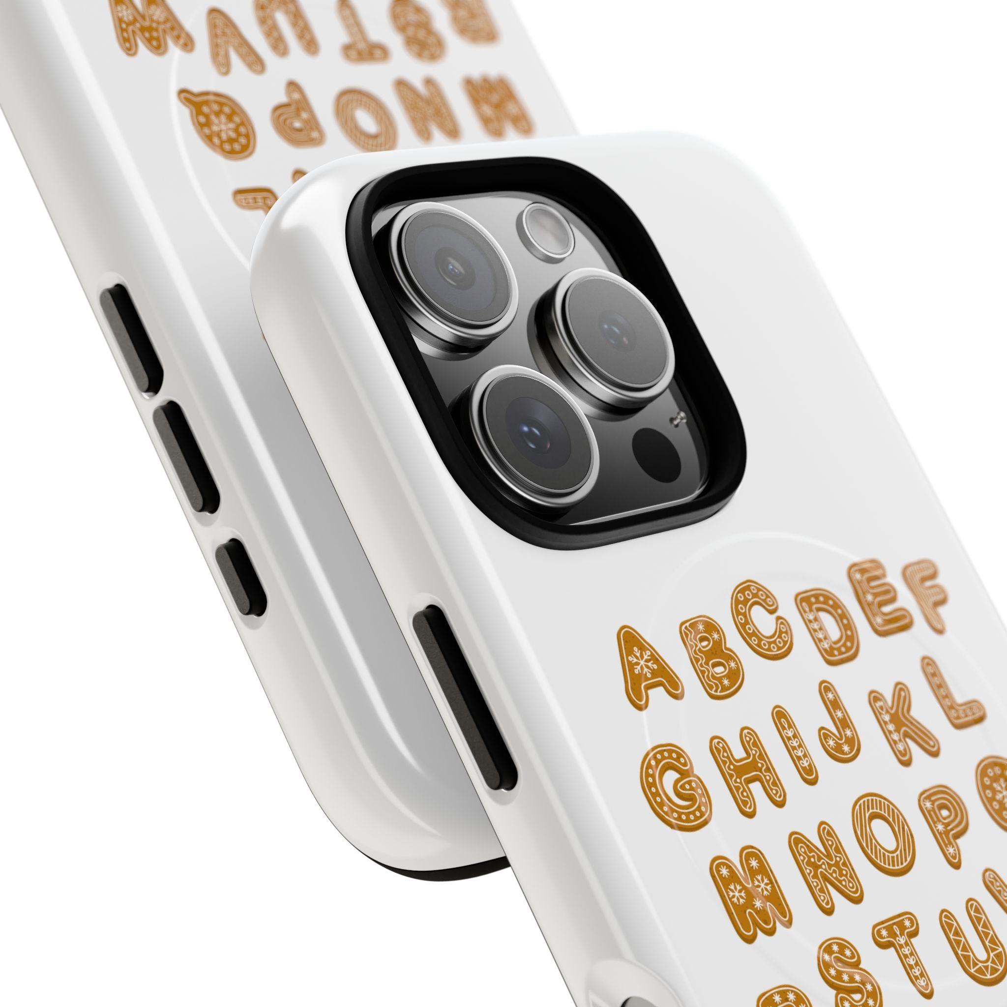 Cookie Alphabet Phone Case | Tough Magnetic Case, Cute Lettering