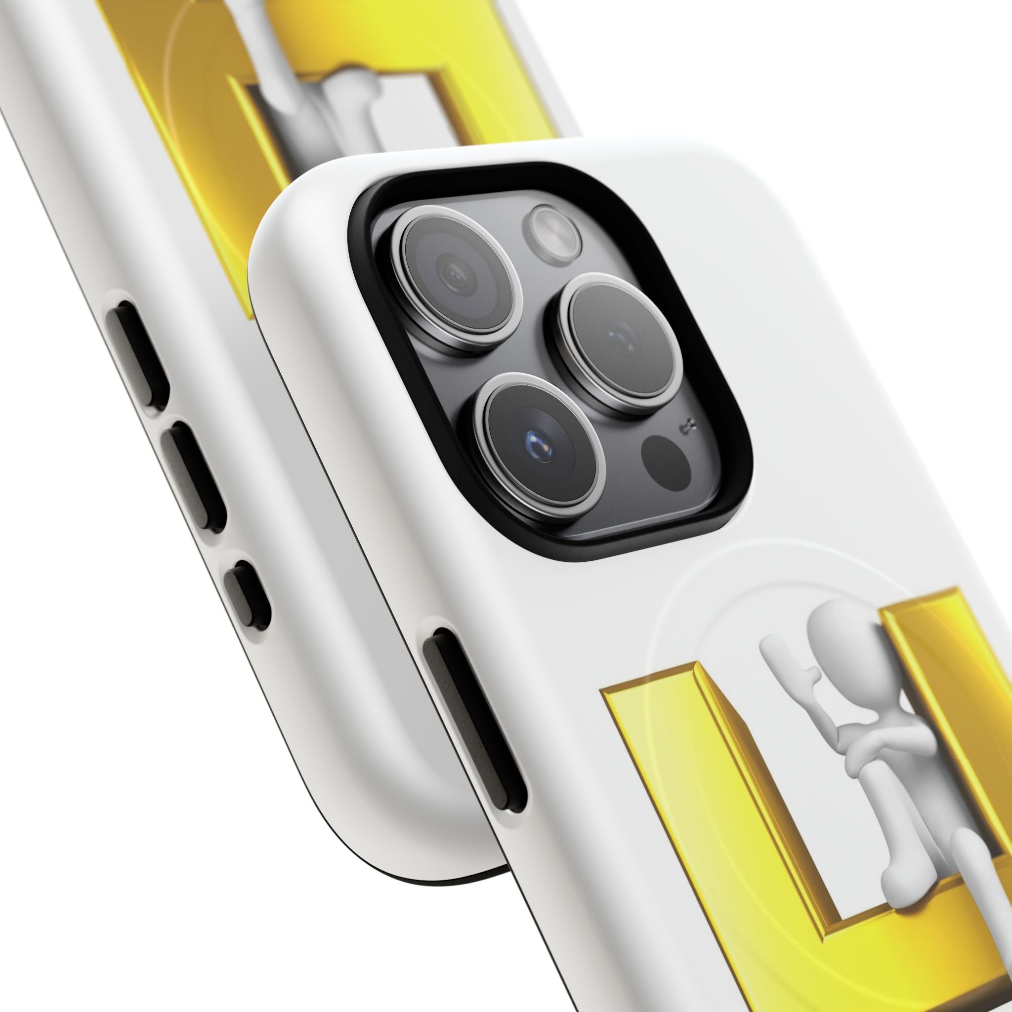 Gold Letter H Climber Phone Case | Tough Magnetic Case